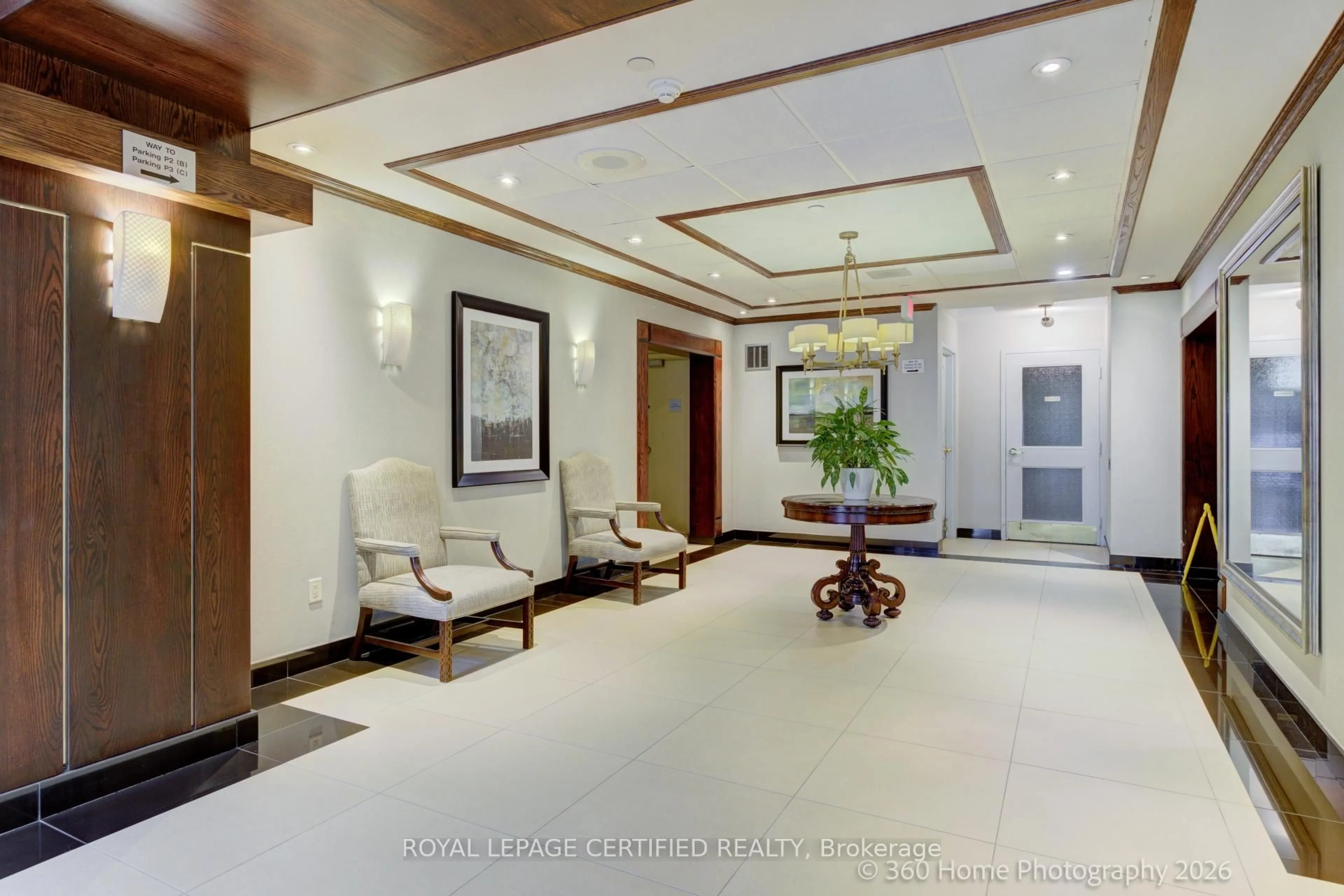 Lobby for 101 Subway Cres #106, Toronto Ontario M9B 6K4