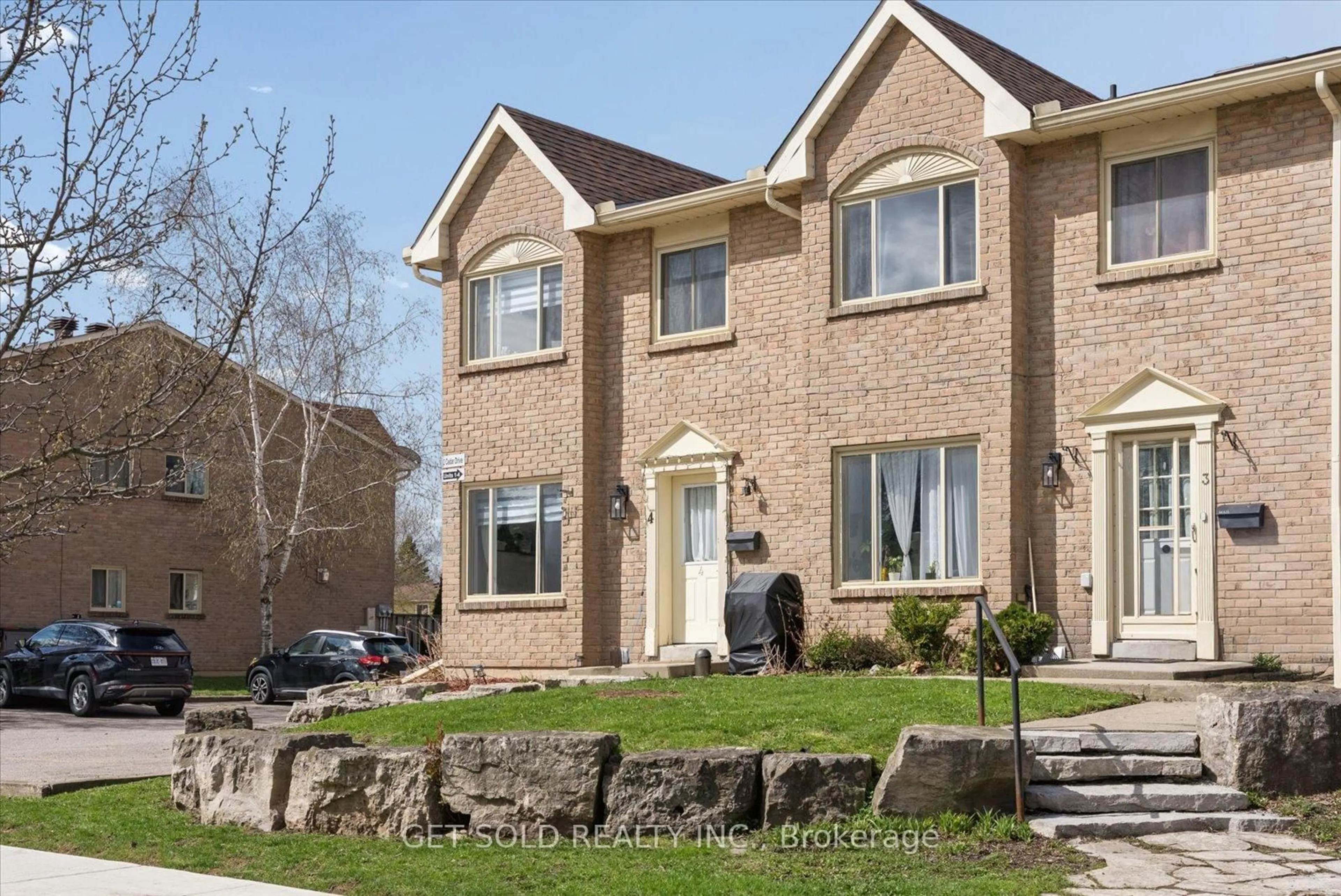 Home with brick exterior material, street for 2 Cedar Dr #4, Orangeville Ontario L9W 2X6