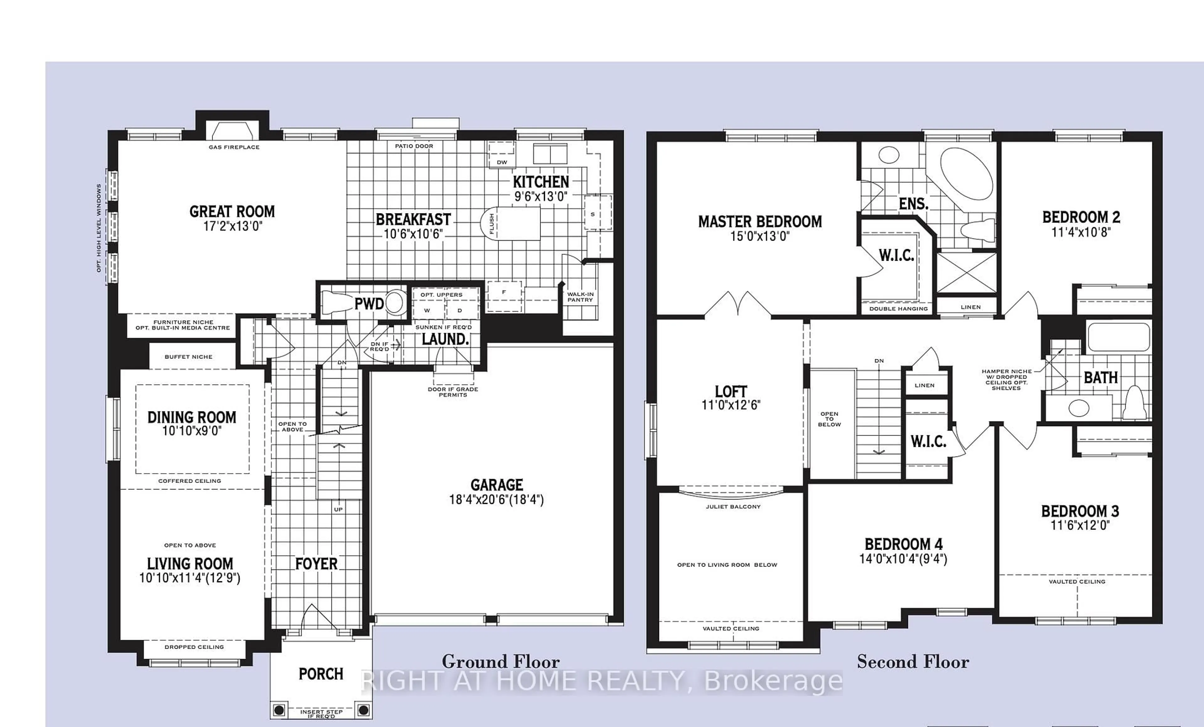 Floor plan for 277 Potts Terr, Milton Ontario L9T 0X6