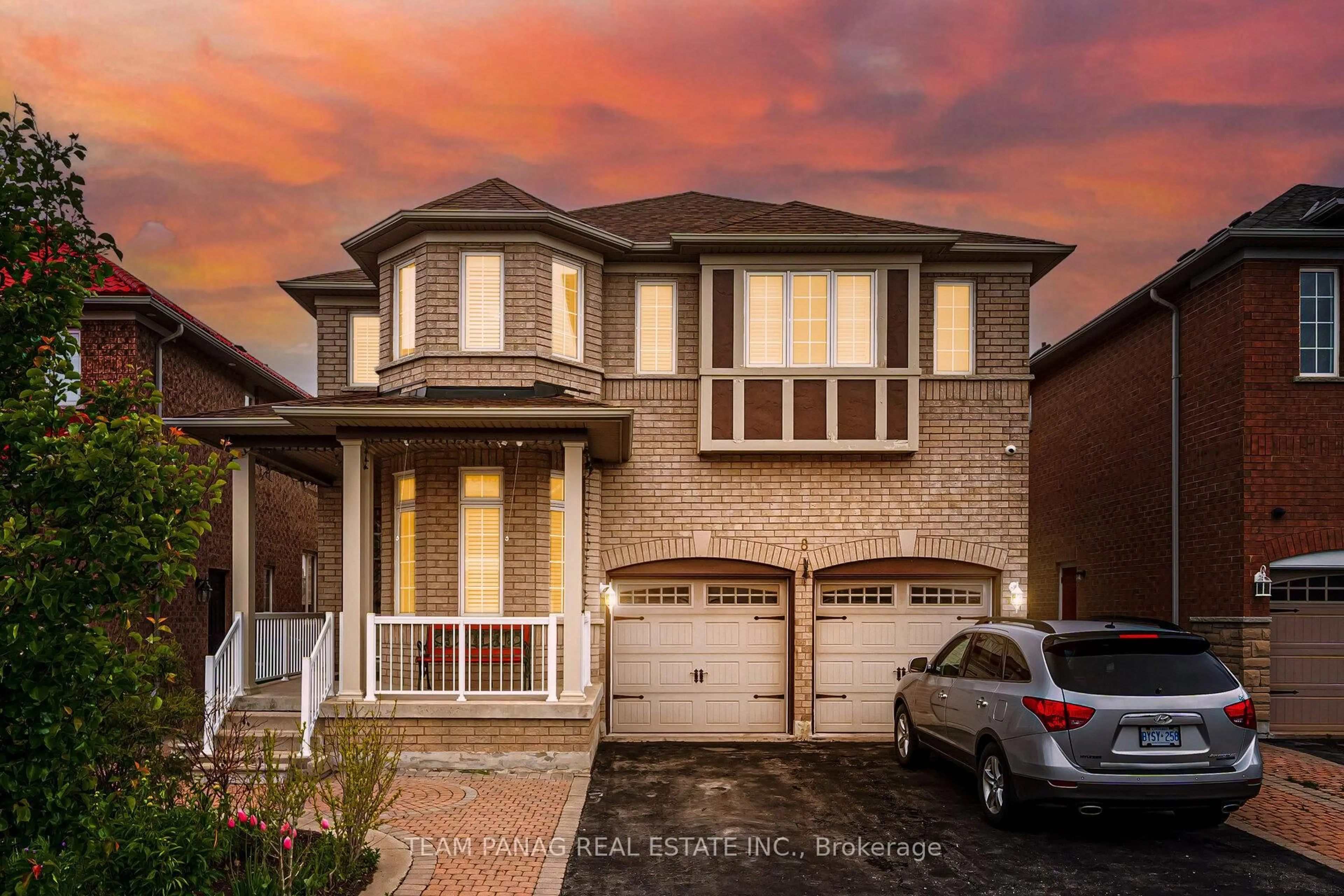 Home with brick exterior material, street for 8 Goreridge Cres, Brampton Ontario L6P 1P2