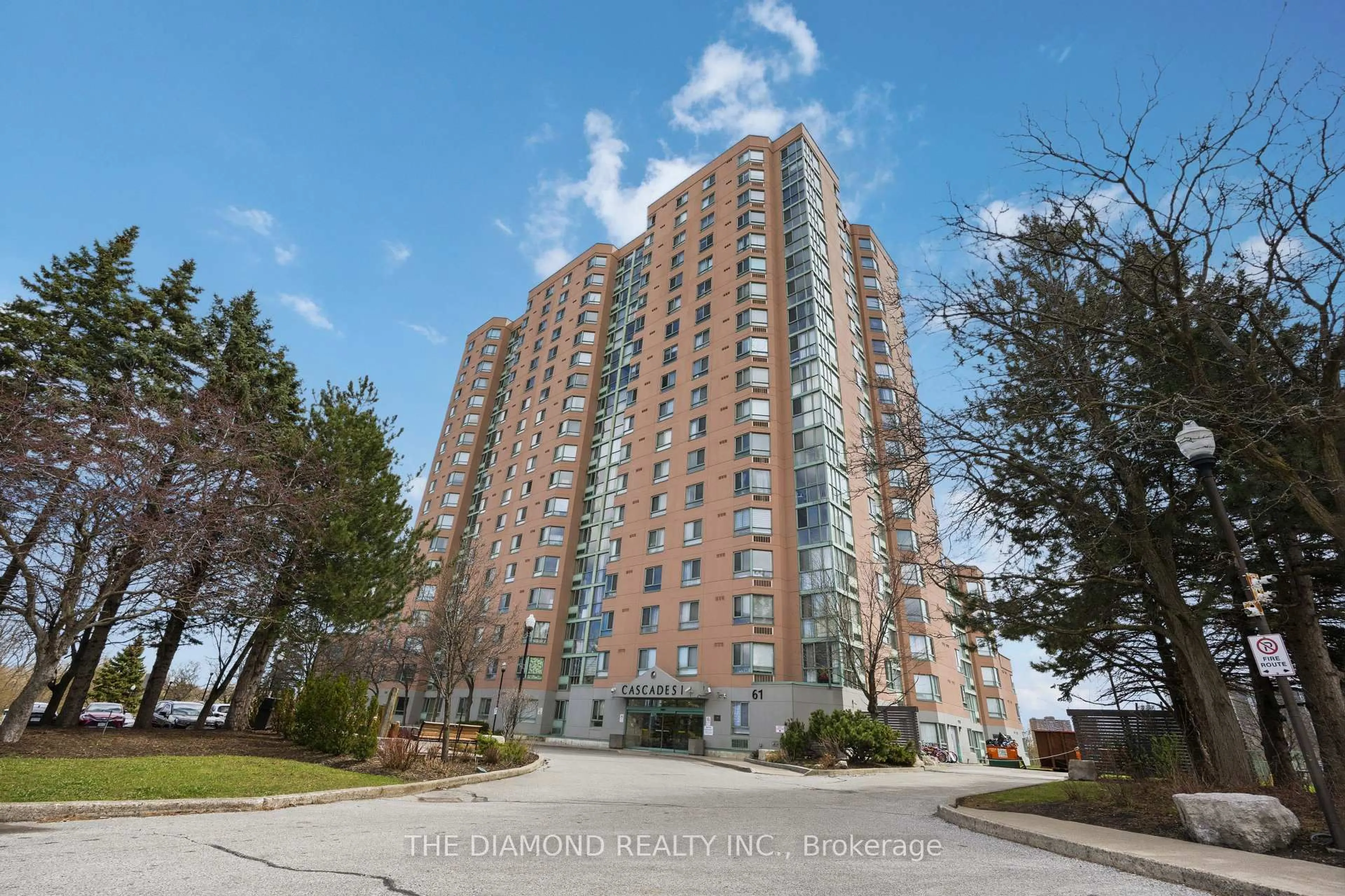 A pic from outside/outdoor area/front of a property/back of a property/a pic from drone, building for 61 Markbrook Lane #1603, Toronto Ontario M9V 5E7