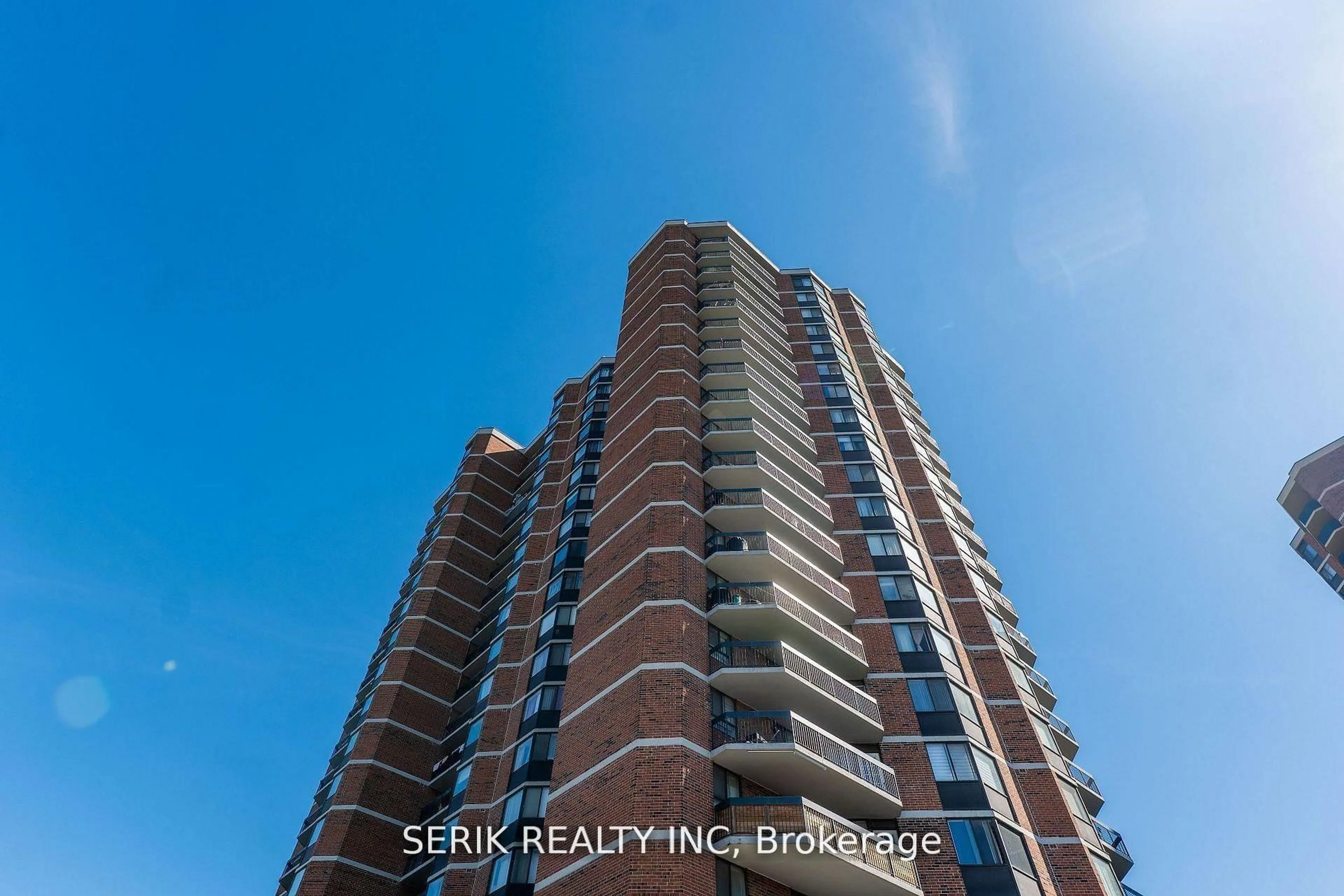 A pic from outside/outdoor area/front of a property/back of a property/a pic from drone, city buildings view from balcony for 236 Albion Rd #1411, Toronto Ontario M9W 6A6