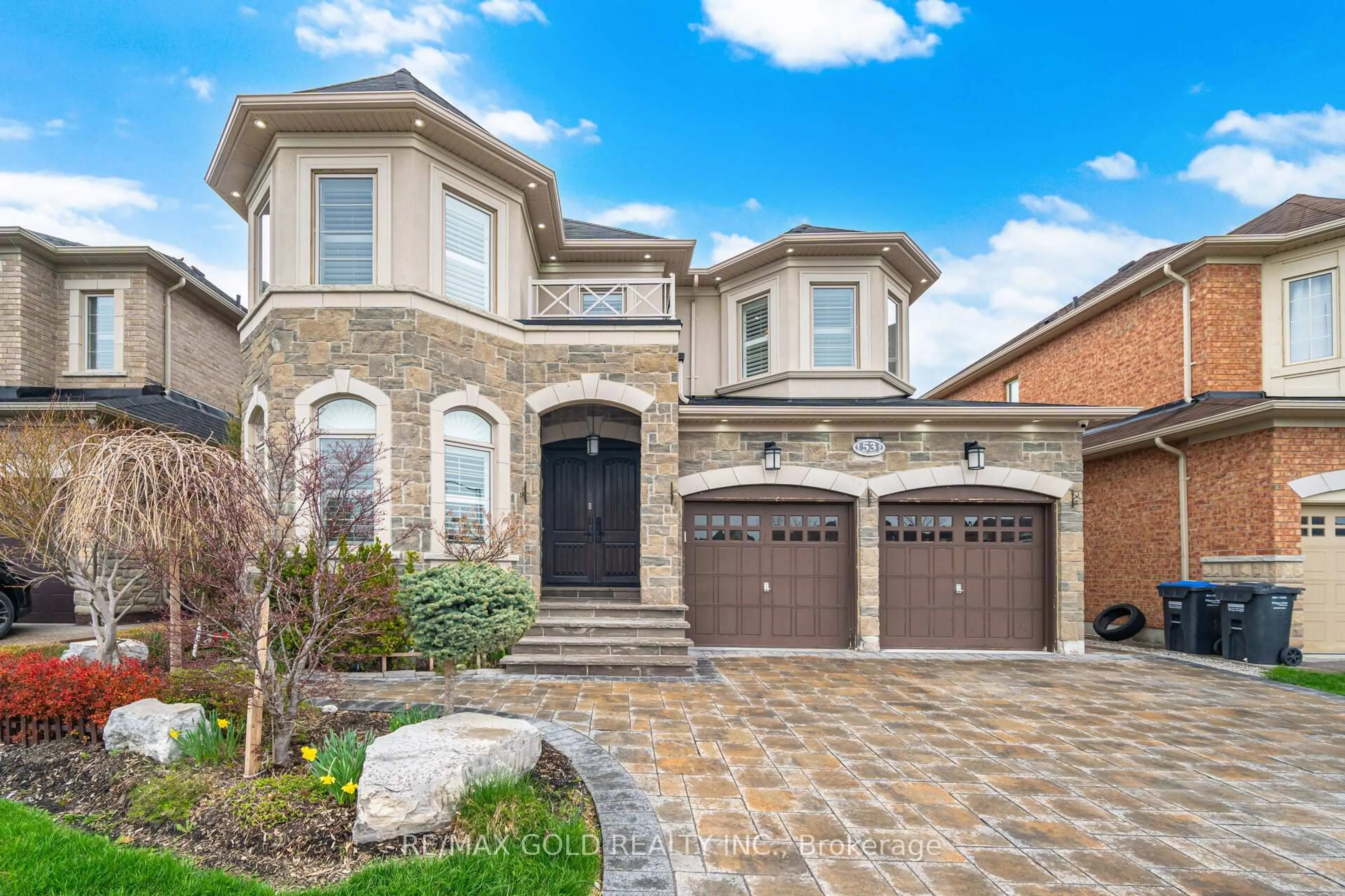 Home with brick exterior material, street for 53 Martin Byrne Dr, Brampton Ontario L6P 4C2