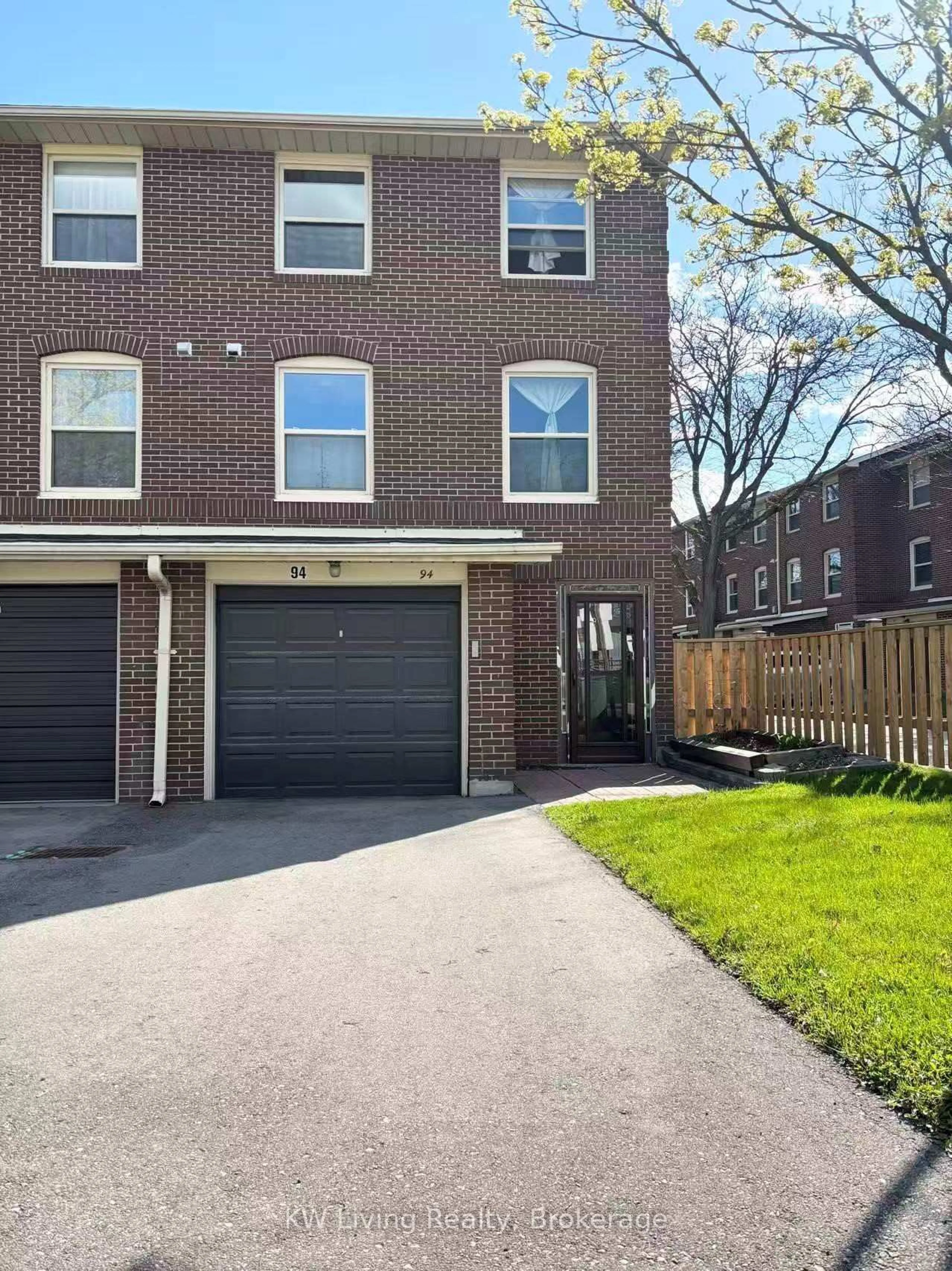 Home with brick exterior material, street for 94 Edenborough Dr, Brampton Ontario L6T 3A4