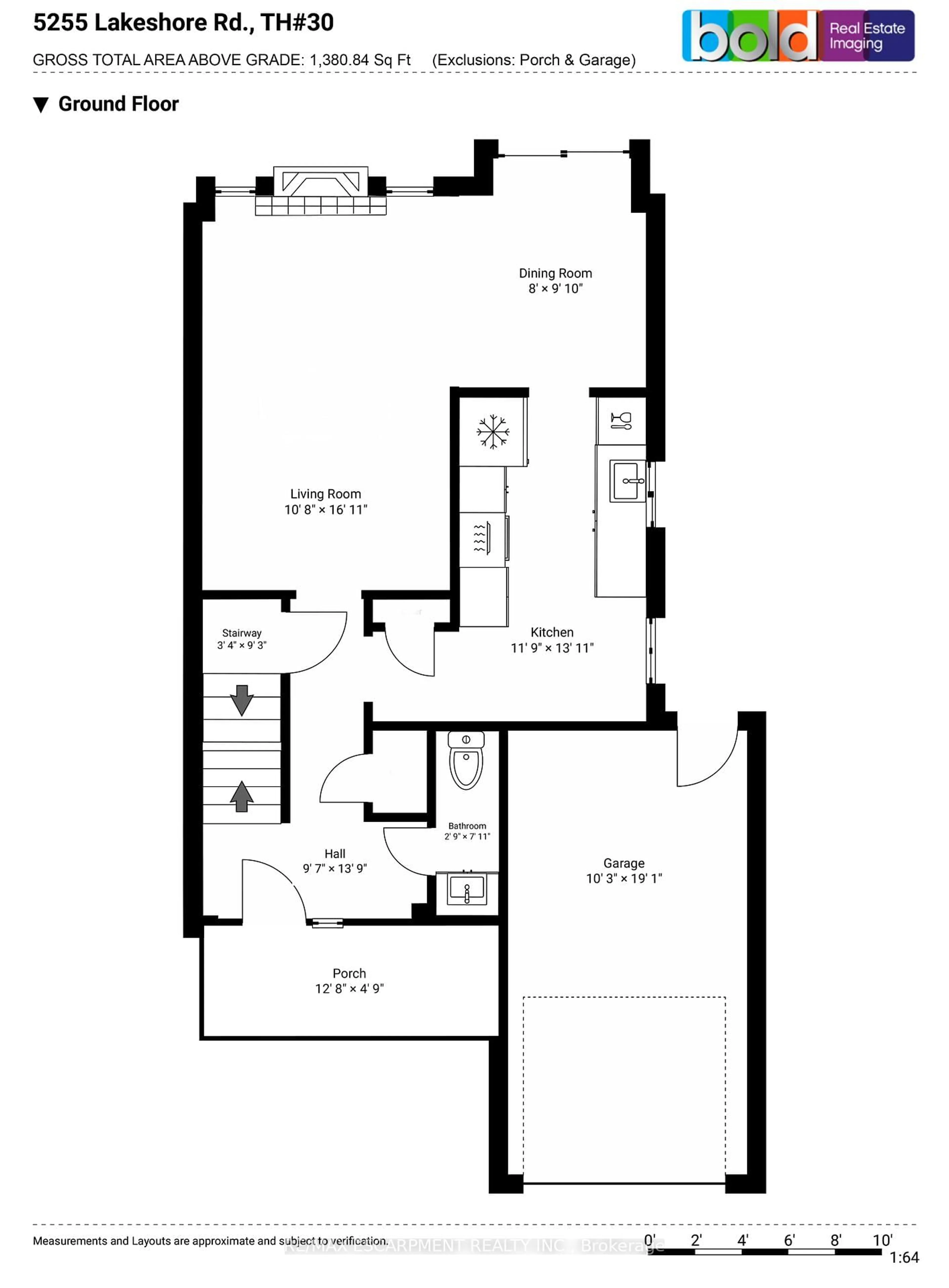 Floor plan for 5255 Lakeshore Rd #30, Burlington Ontario L7L 5X8