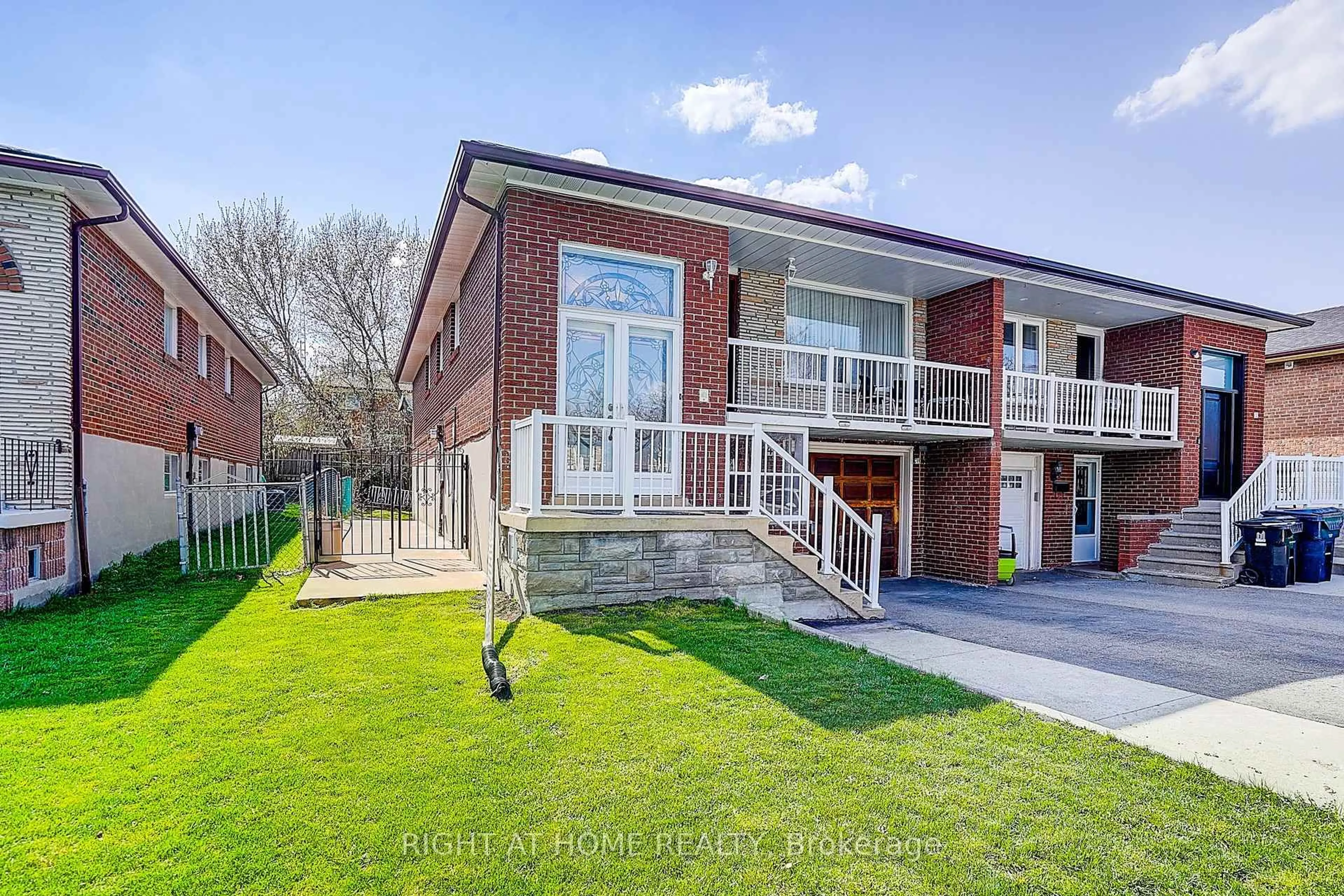 A pic from outside/outdoor area/front of a property/back of a property/a pic from drone, unknown for 42 Franel Cres, Toronto Ontario M9L 1B7