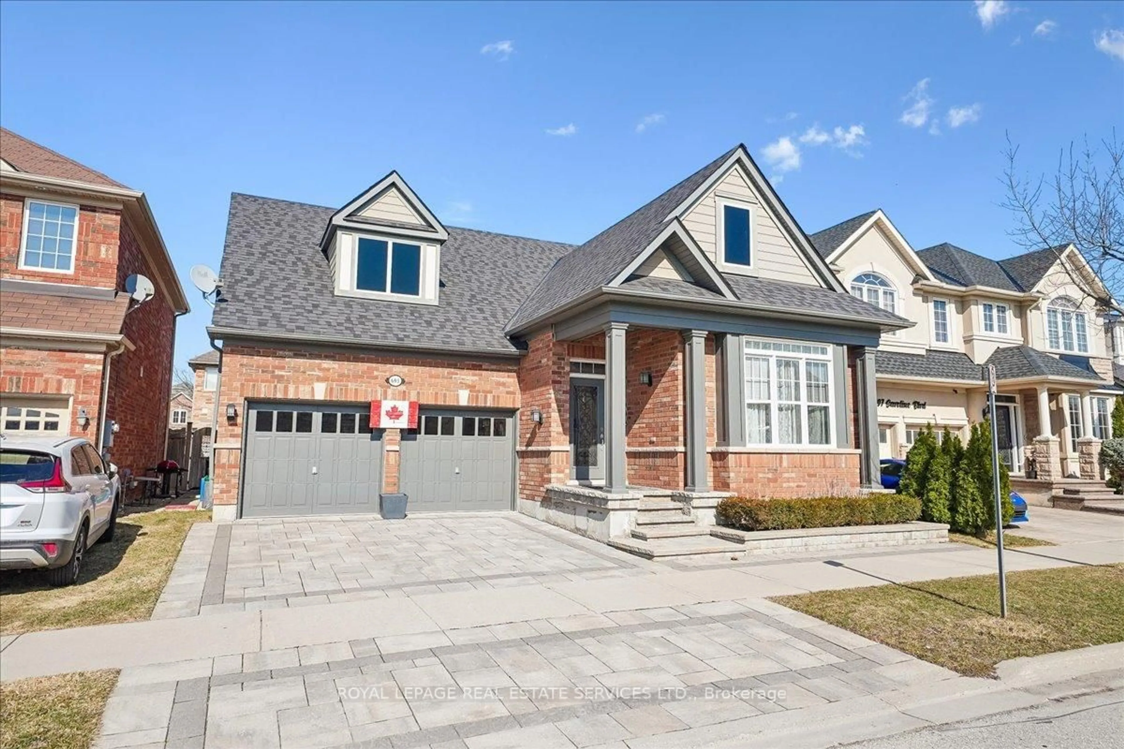 Home with brick exterior material, street for 693 Savoline Blvd, Milton Ontario L9T 0N2