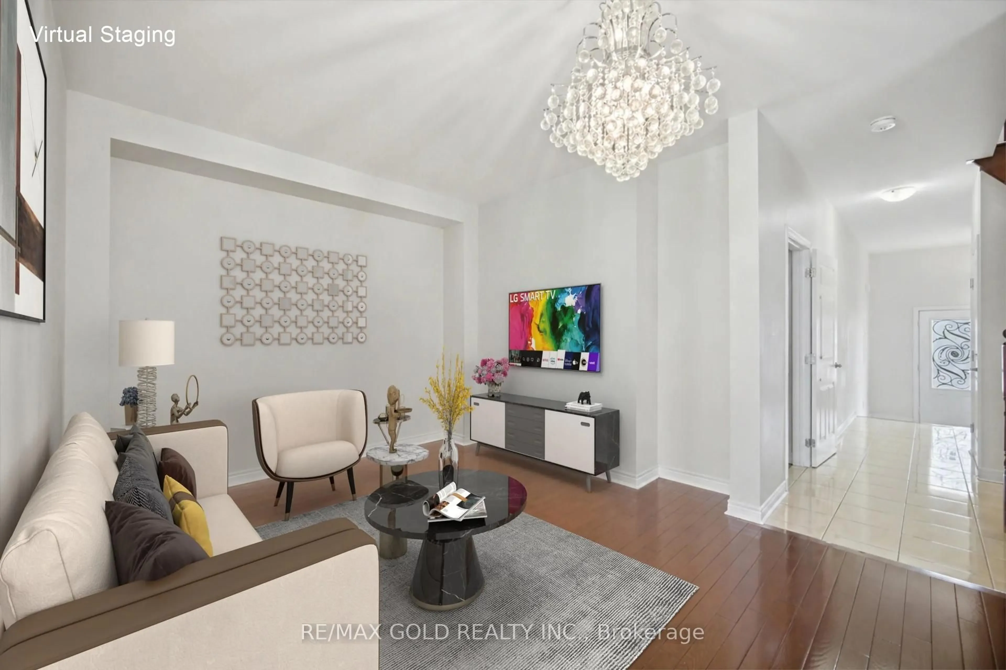 Living room with furniture, unknown for 15 Perdita Rd, Brampton Ontario L6Y 6B1