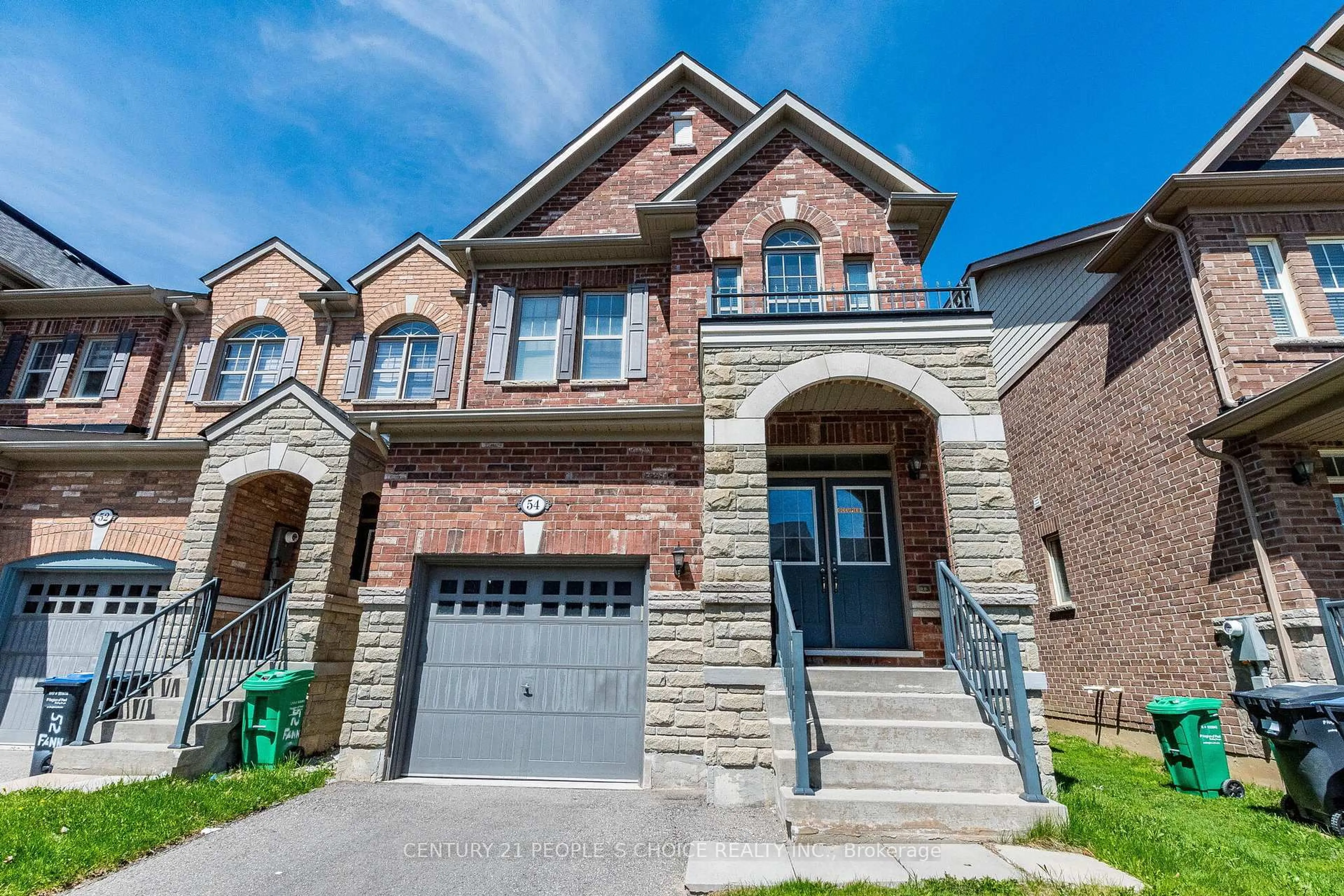 Home with brick exterior material, street for 54 Fann Dr, Brampton Ontario L7A 4L5
