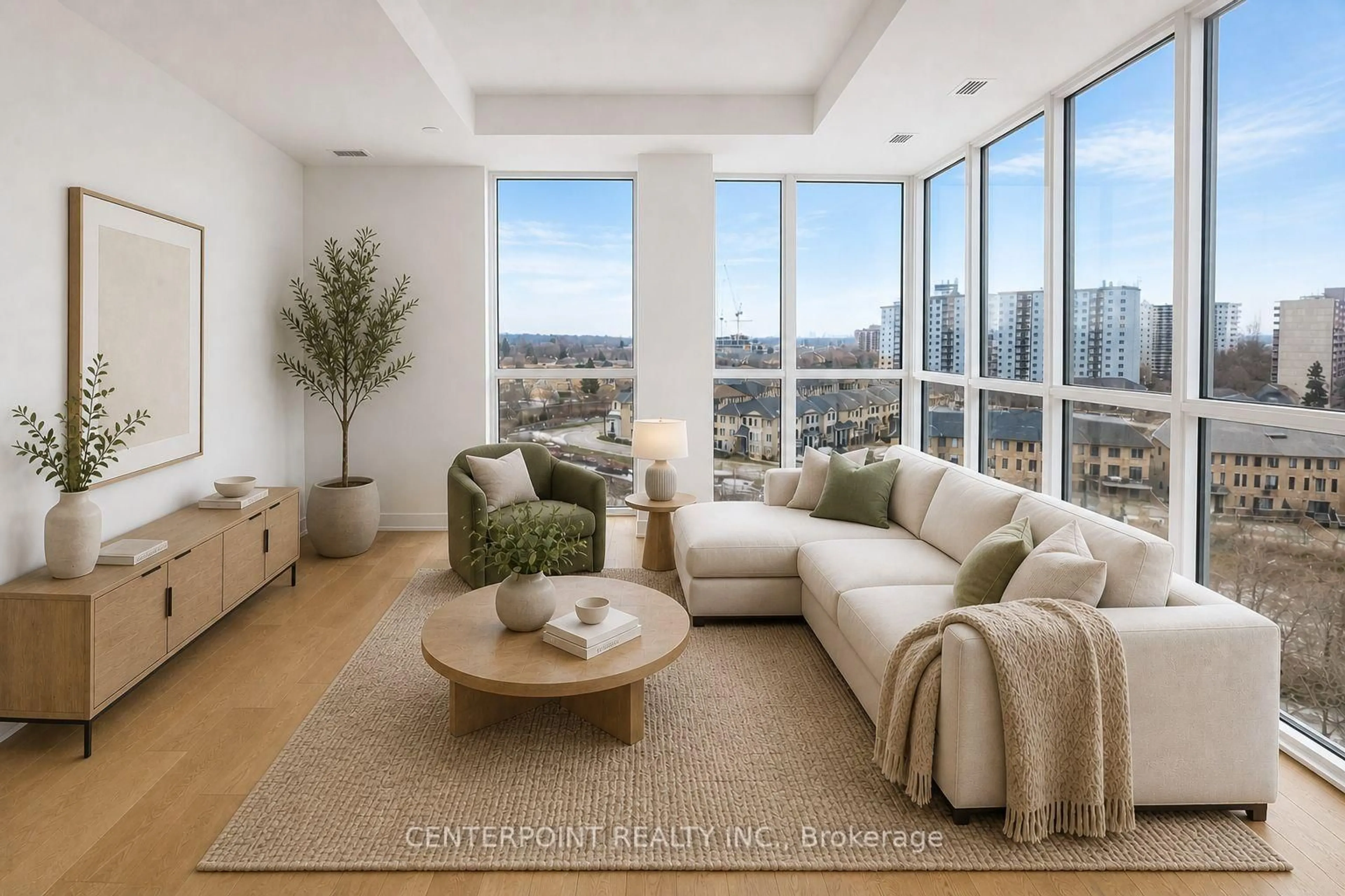 Living room with furniture, unknown for 1063 Douglas McCurdy Common #803, Mississauga Ontario L5G 0C5