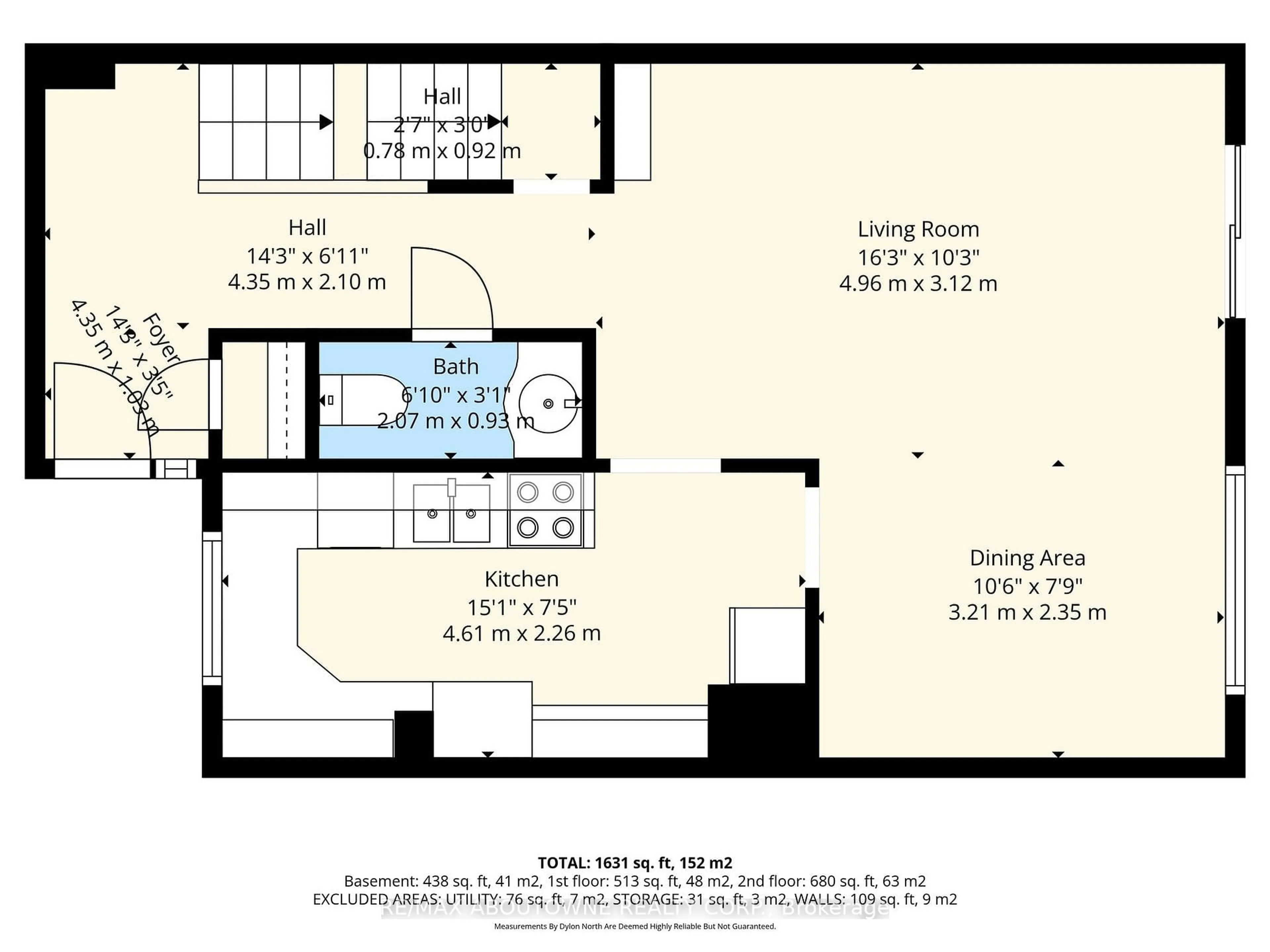Floor plan for 2301 Cavendish Dr #49, Burlington Ontario L7P 3M3