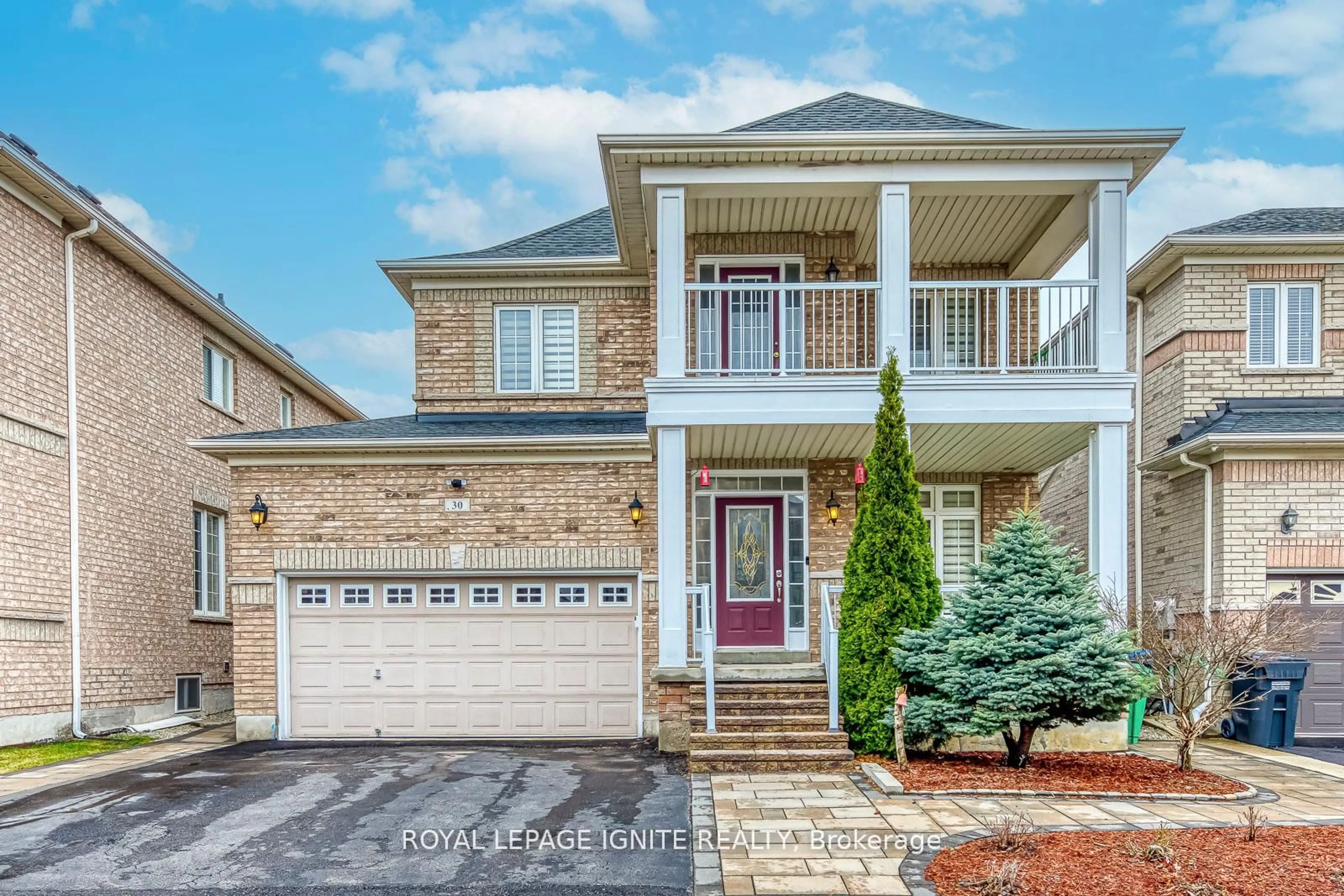 Home with brick exterior material, street for 30 Streamline Dr, Brampton Ontario L6V 4T2