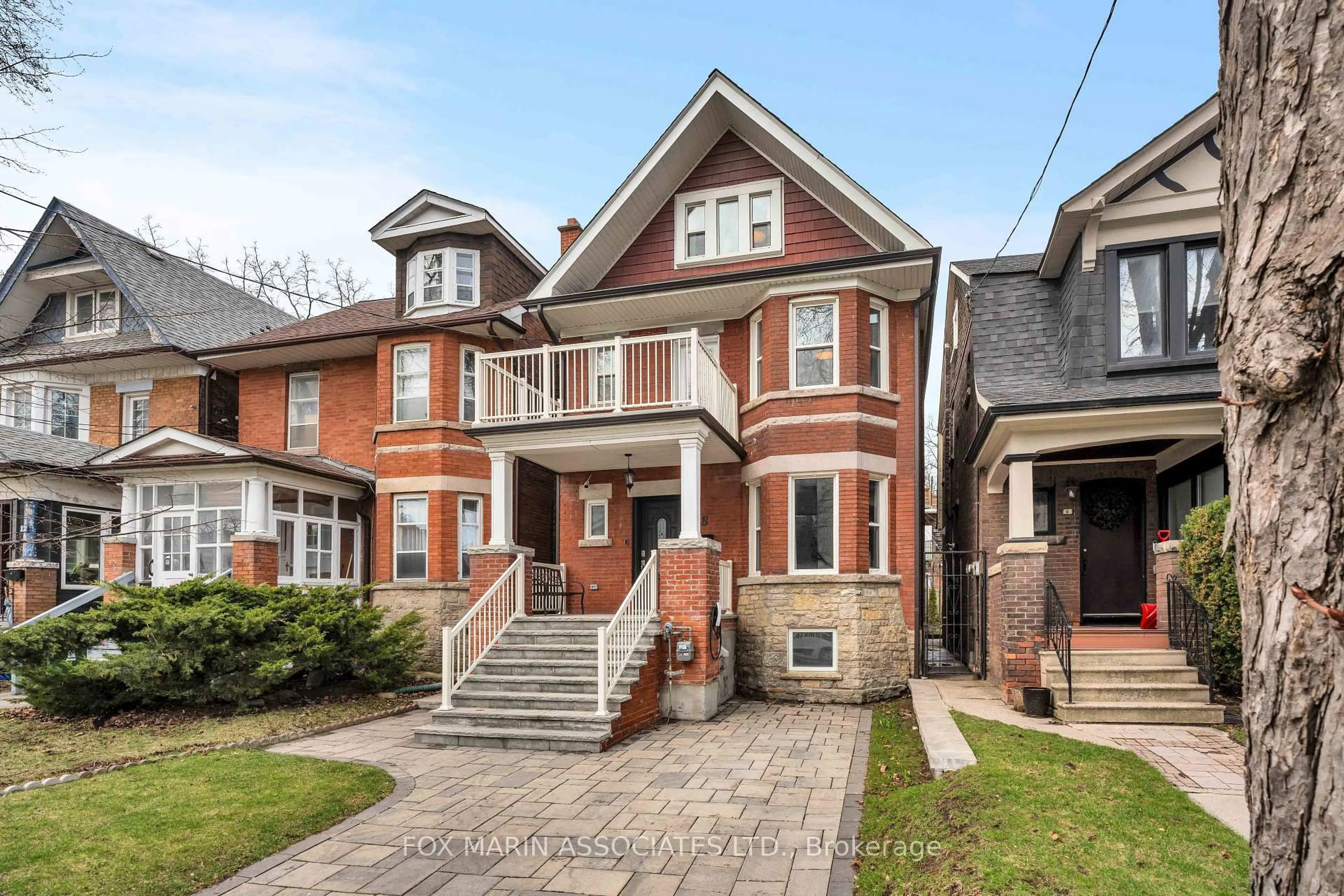 Home with brick exterior material, street for 8 Springhurst Ave, Toronto Ontario M6K 1A9