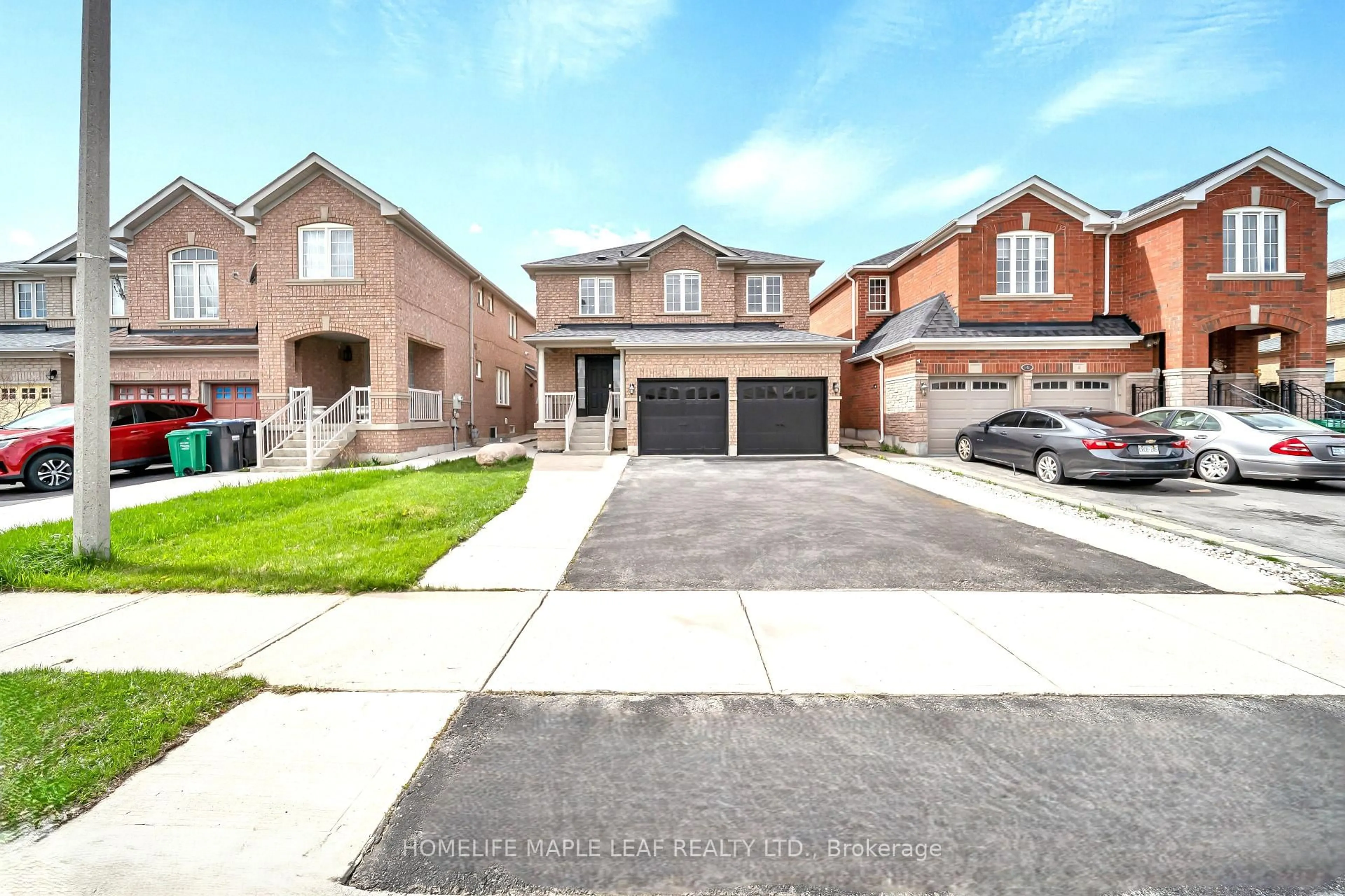 Home with brick exterior material, street for 6 Vermont Rd, Brampton Ontario L7A 3G3