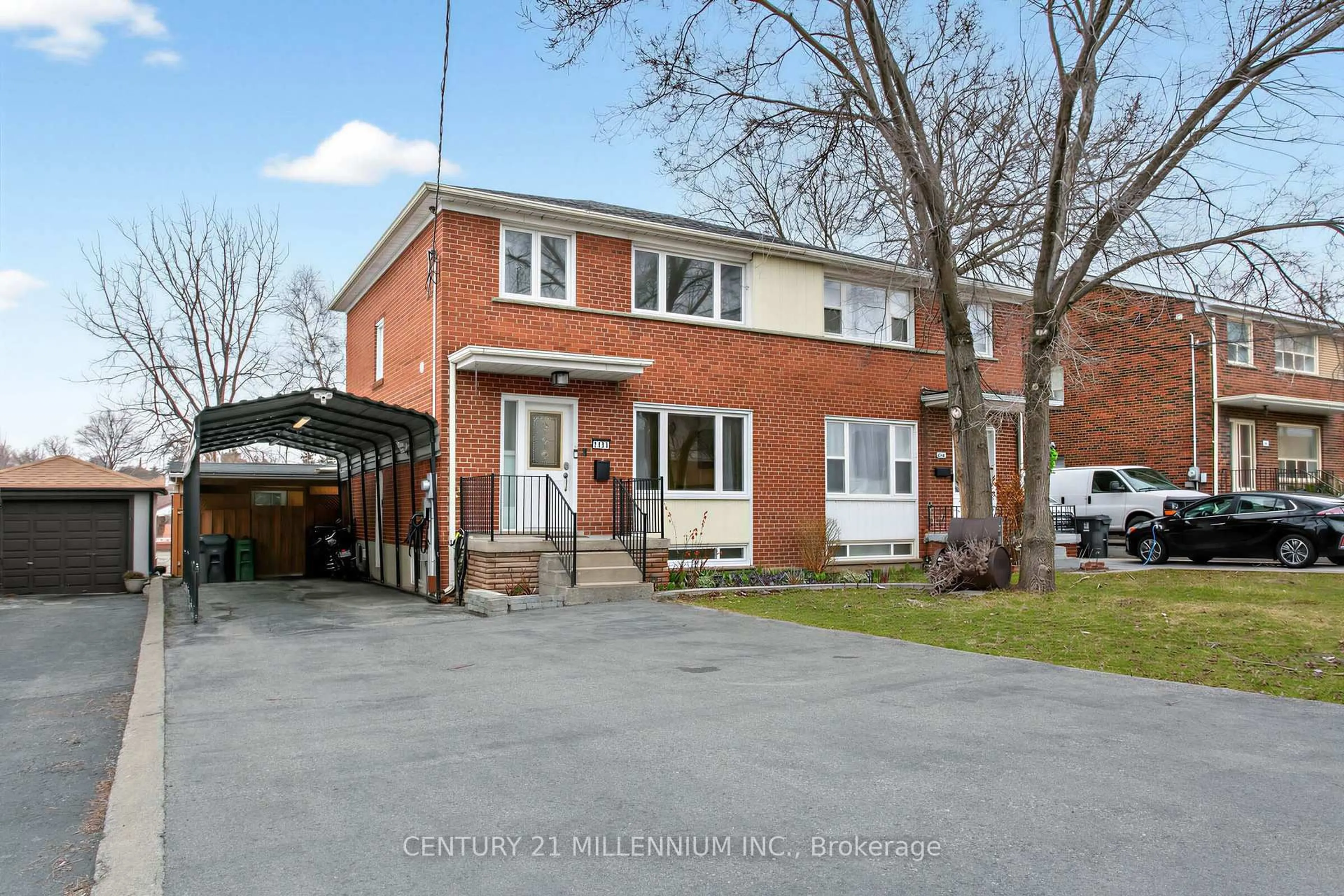 Home with brick exterior material, street for 1426 Wilson Ave, Toronto Ontario M3M 1J7