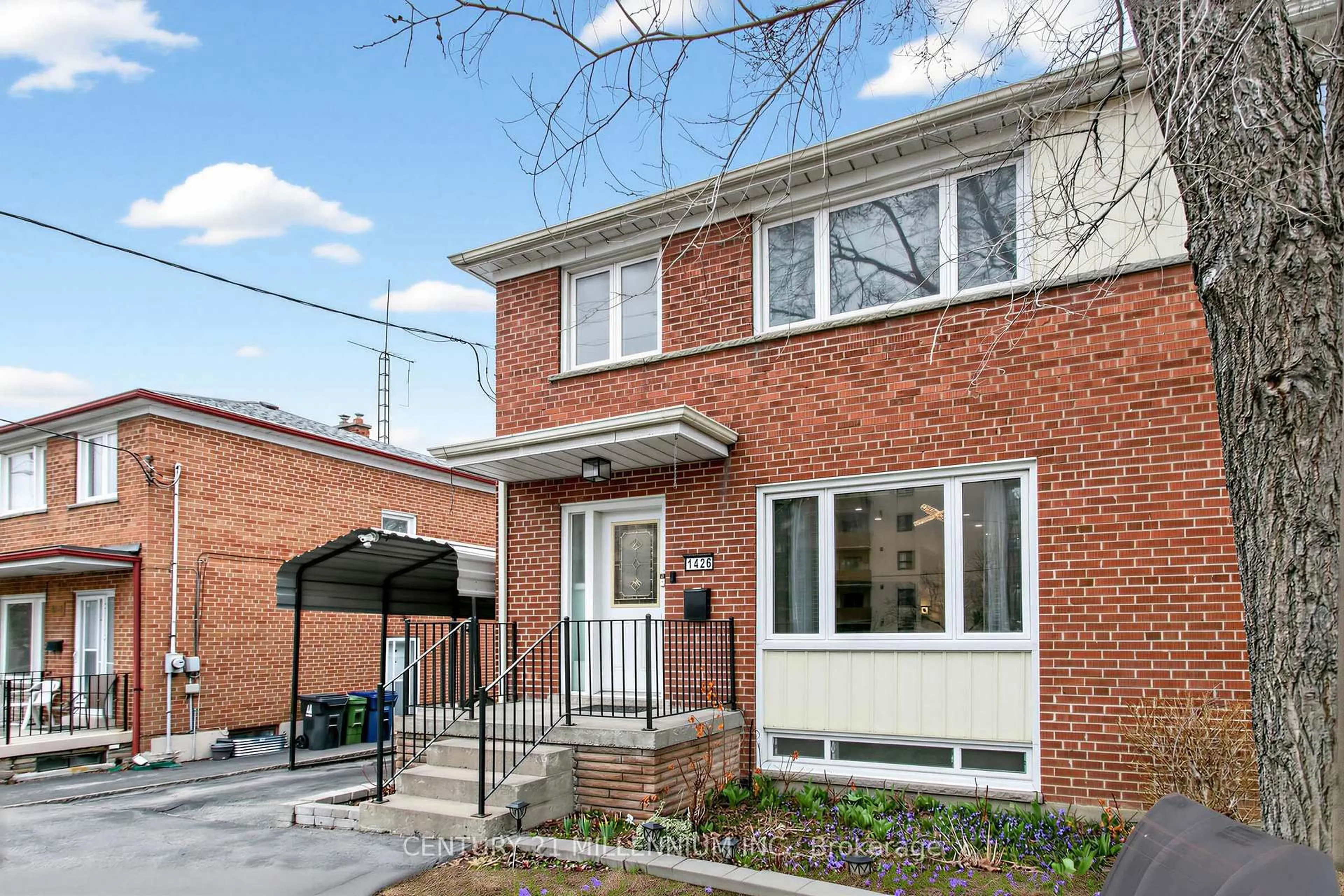Home with brick exterior material, street for 1426 Wilson Ave, Toronto Ontario M3M 1J7