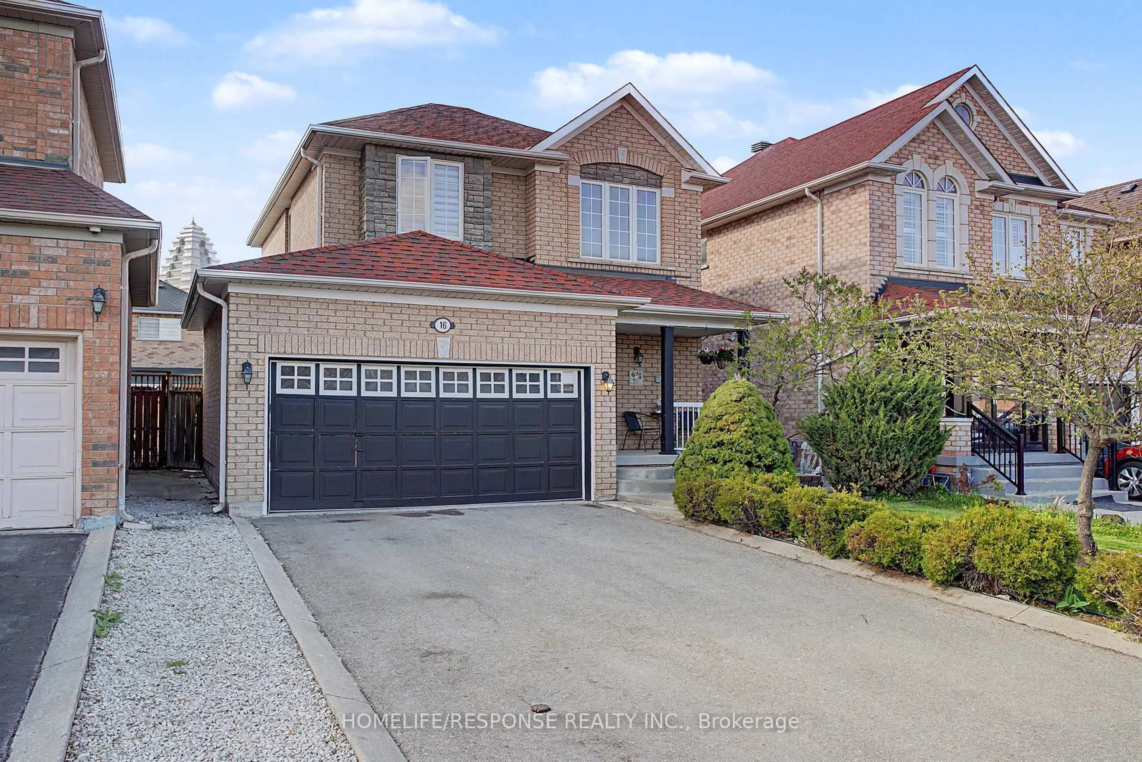 Home with brick exterior material, street for 16 Angelucci Dr, Brampton Ontario L6P 1G7