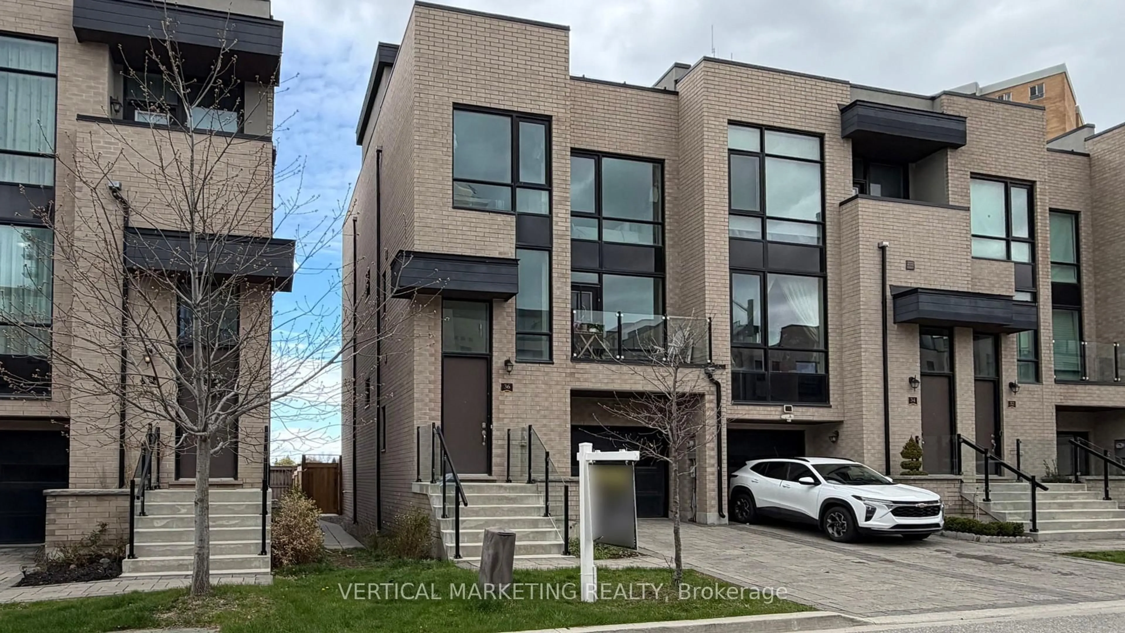 Home with brick exterior material, street for 36 Pony Farm Dr, Toronto Ontario M9R 0B3