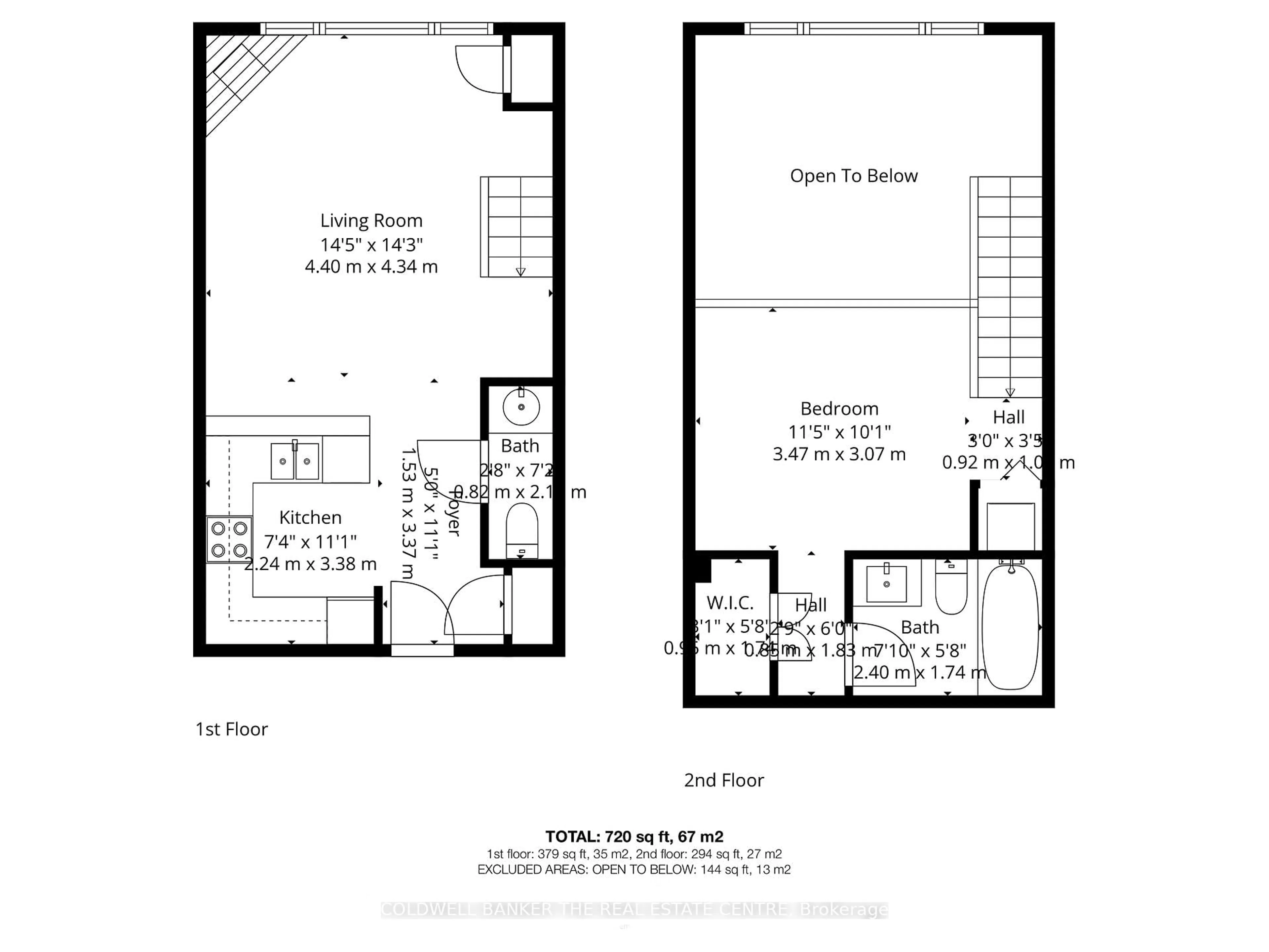 Floor plan for 200 Manitoba St #224, Toronto Ontario M8Y 3Y9