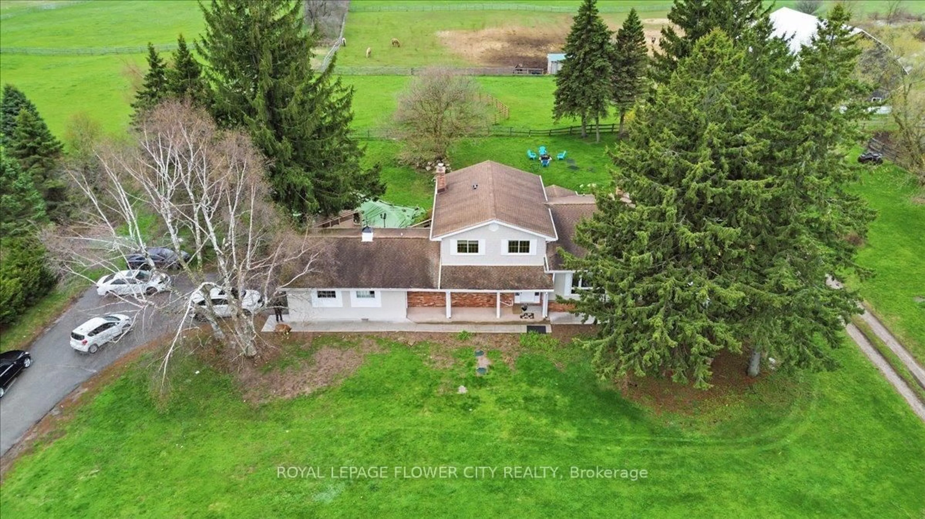 A pic from outside/outdoor area/front of a property/back of a property/a pic from drone, water/lake/river/ocean view for 14264 Eighth Line, Halton Hills Ontario L7G 4S4