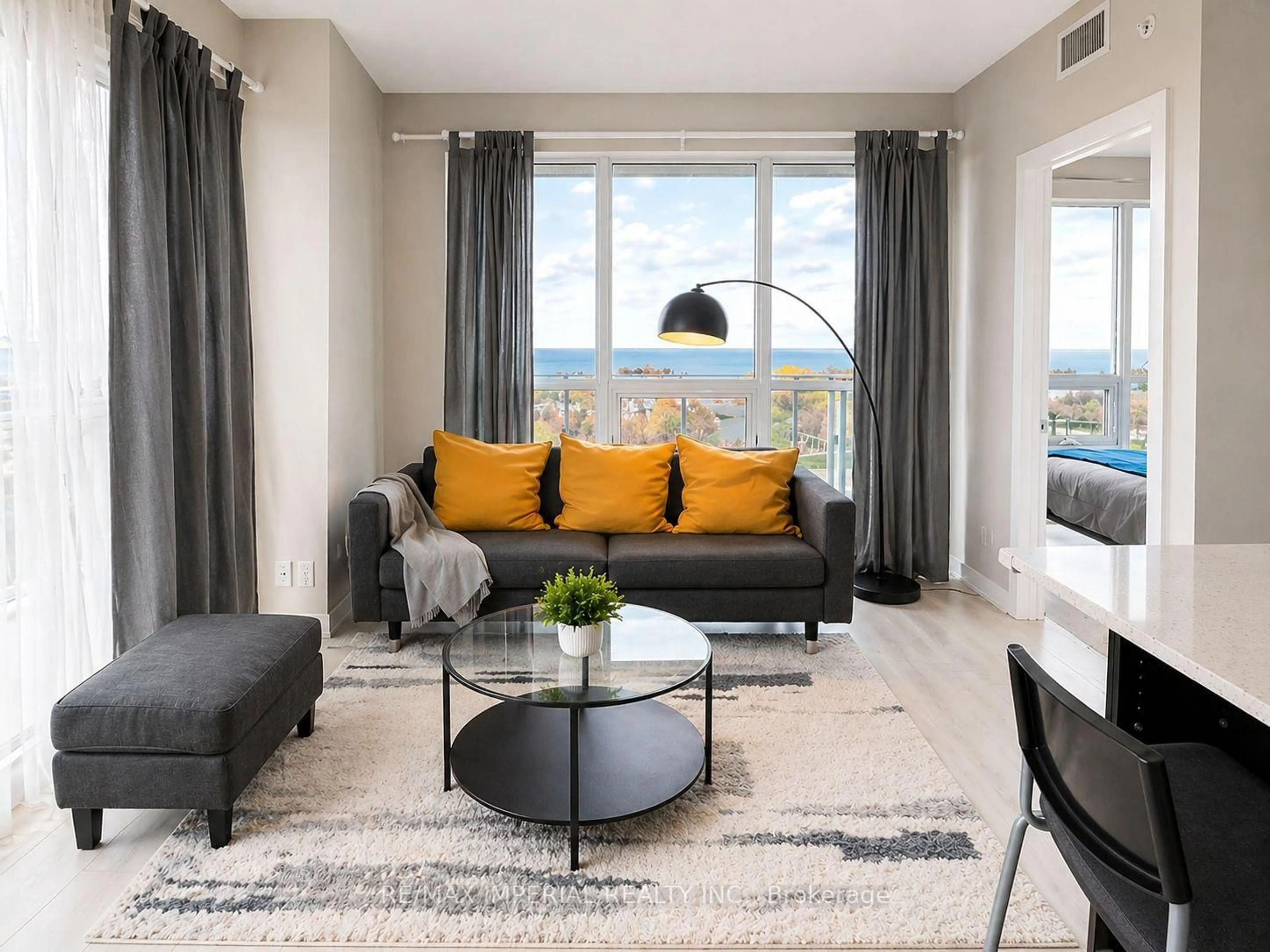 Living room with furniture, unknown for 2212 Lake Shore Blvd #1201, Toronto Ontario M8V 0C2
