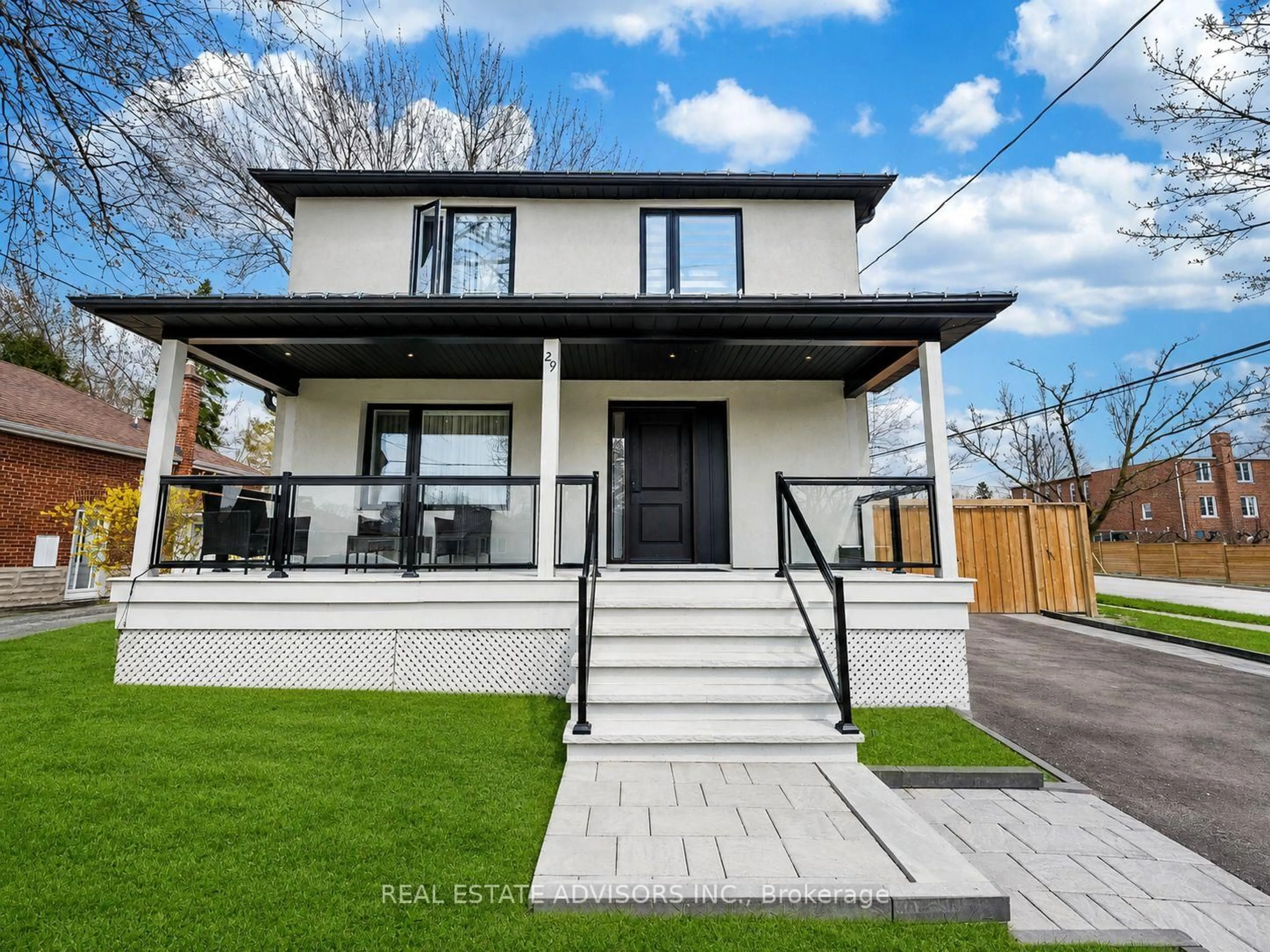 Home with brick exterior material, street for 29 Ranwood Dr, Toronto Ontario M9N 3G2