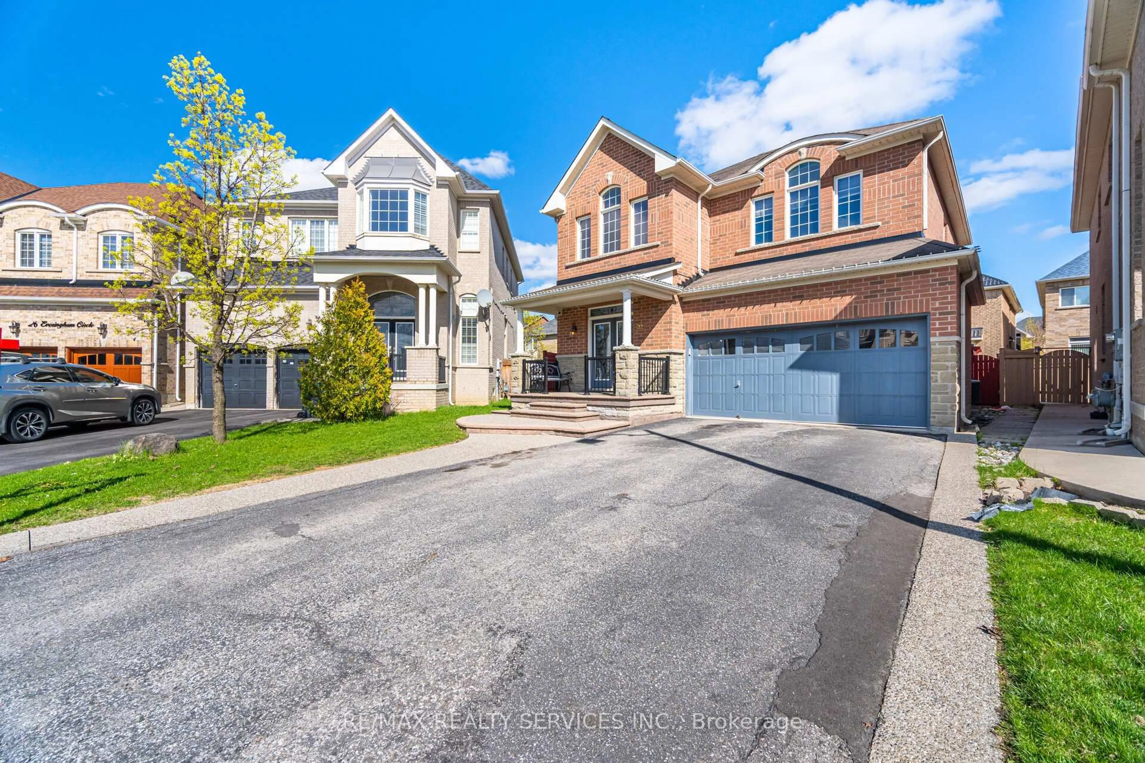 Home with brick exterior material, street for 22 Everingham Circ, Brampton Ontario L6R 0R6