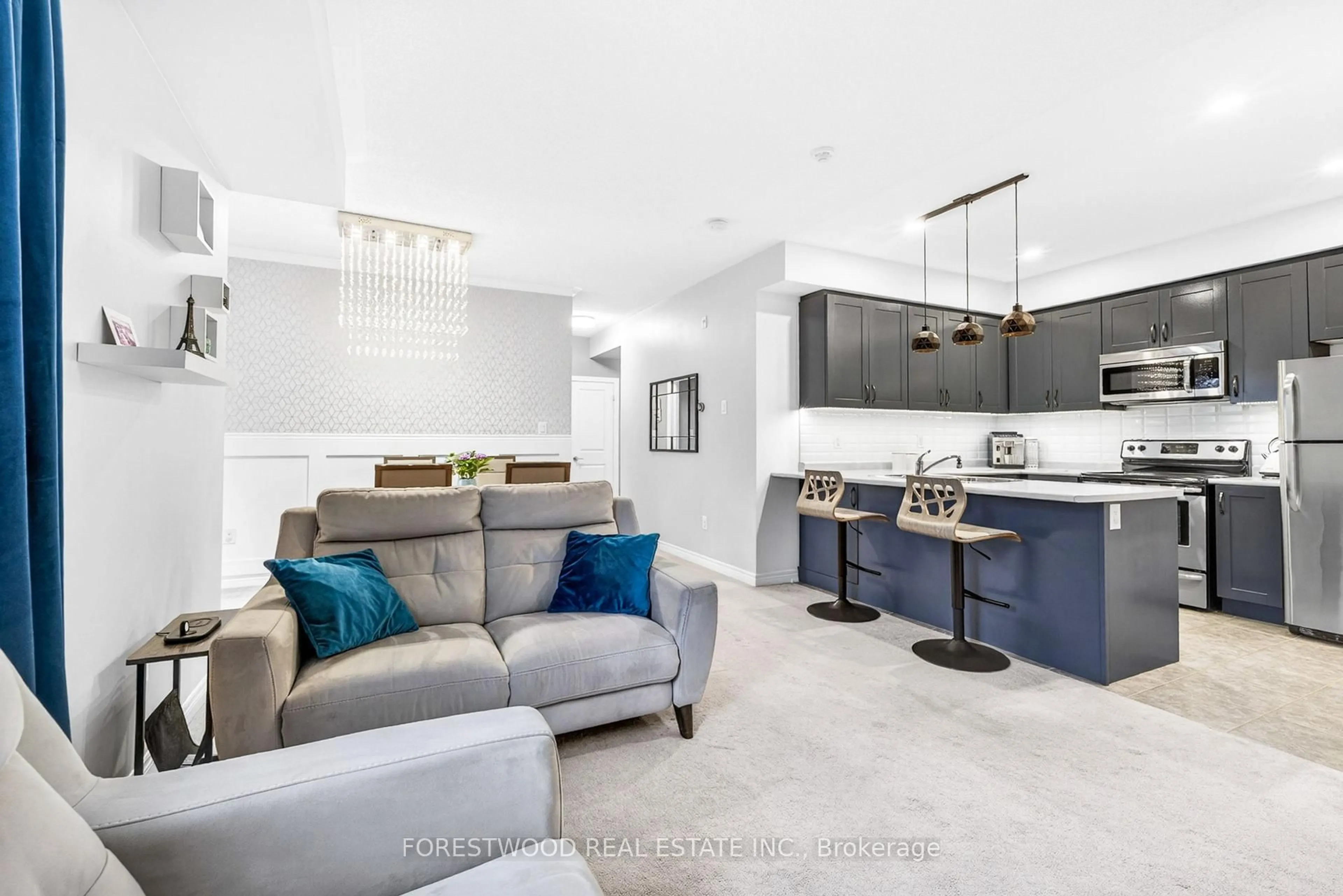 Open concept kitchen, unknown for 2338 Taunton Rd #212, Oakville Ontario L6H 0L3