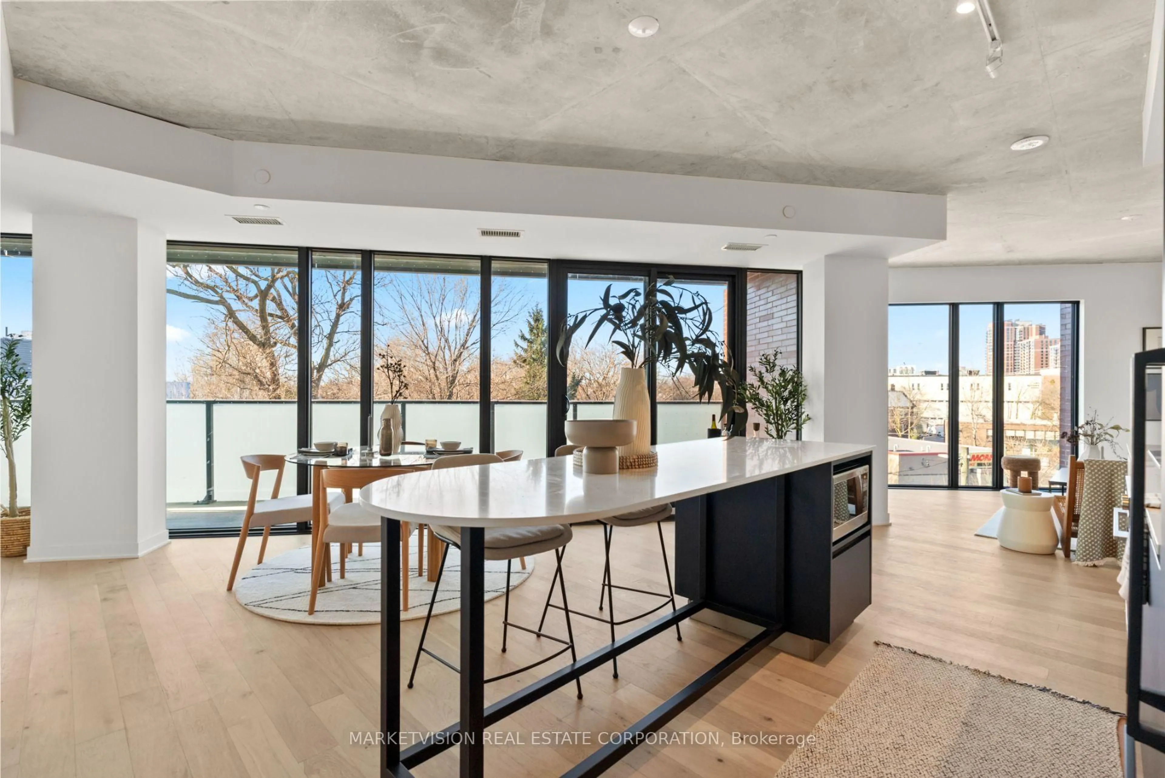 Open concept kitchen, unknown for 2625 Dundas St #405, Toronto Ontario M6P 0C5