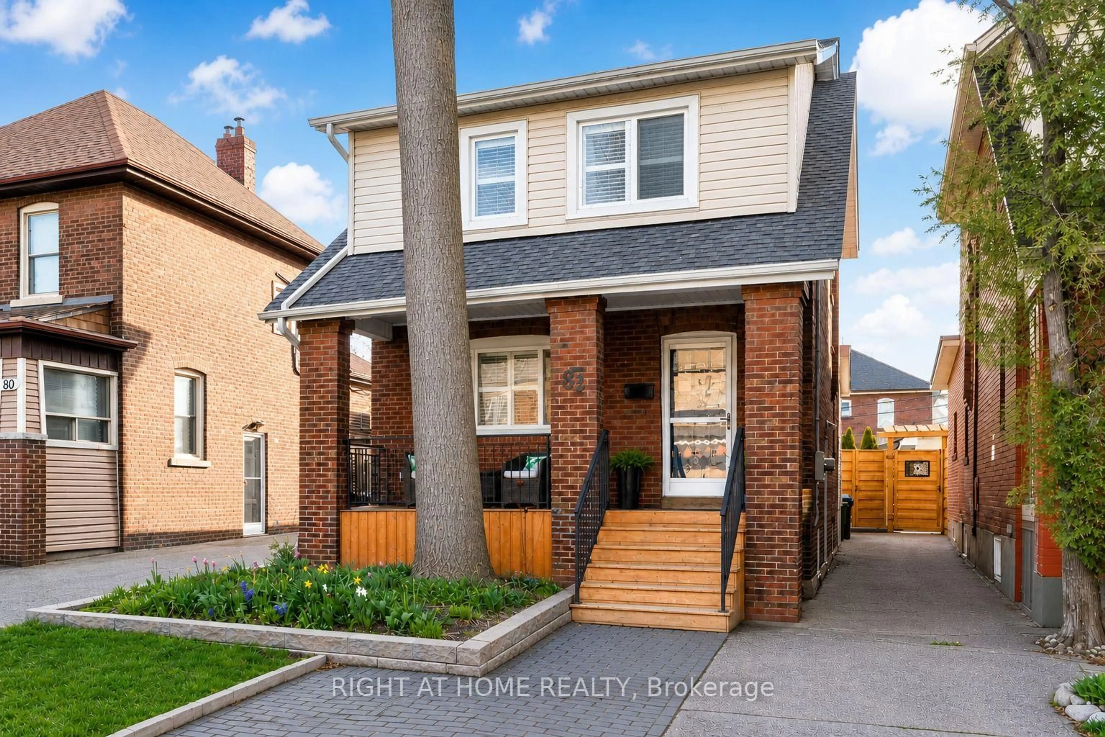 Home with brick exterior material, street for 82 Ninth St, Toronto Ontario M8V 3E4