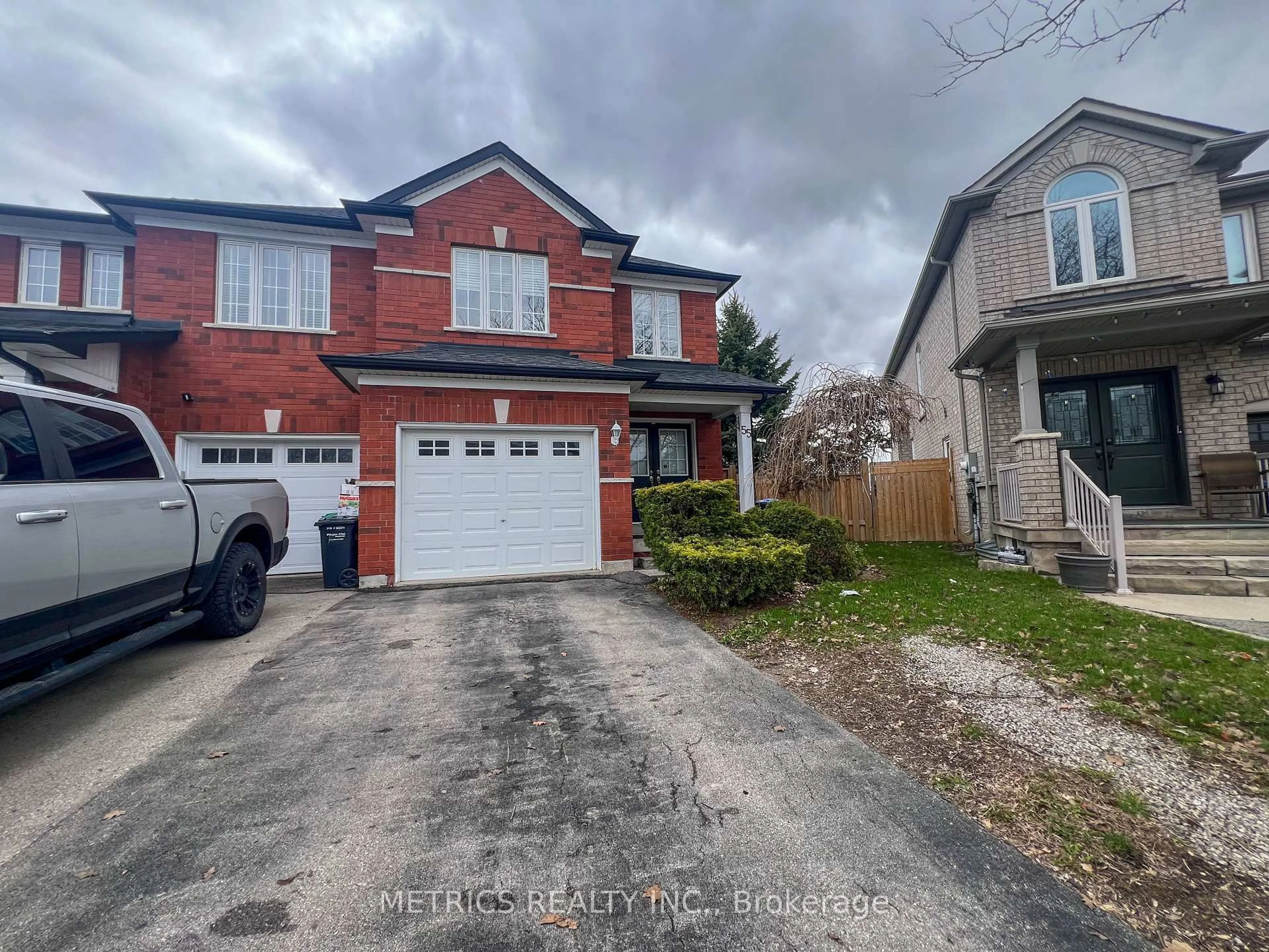 Home with brick exterior material, street for 55 Frank Johnston Rd, Caledon Ontario L7E 2L6