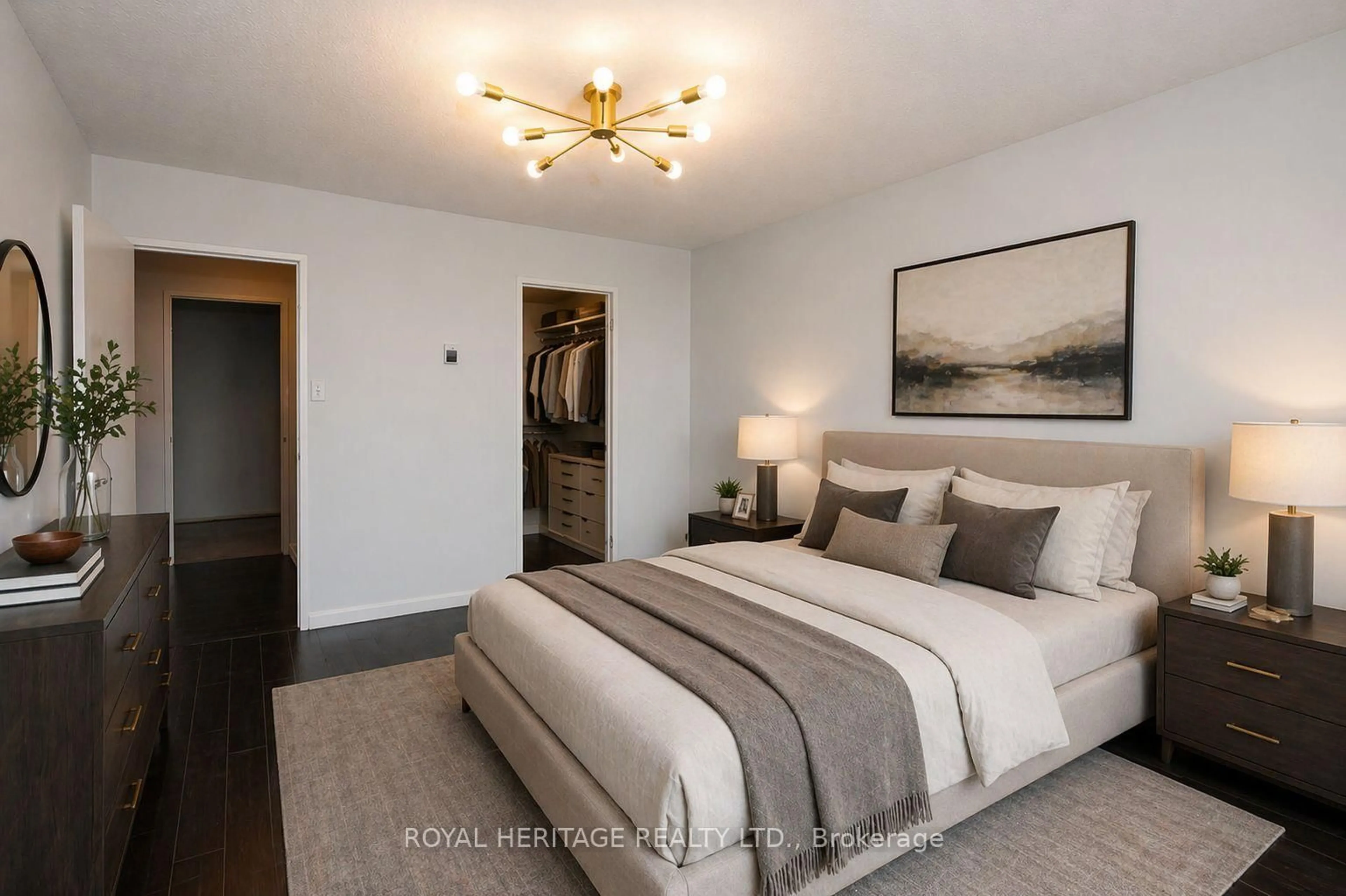 Bedroom with bed, unknown for 60 Southport St #908, Toronto Ontario M6S 3N4