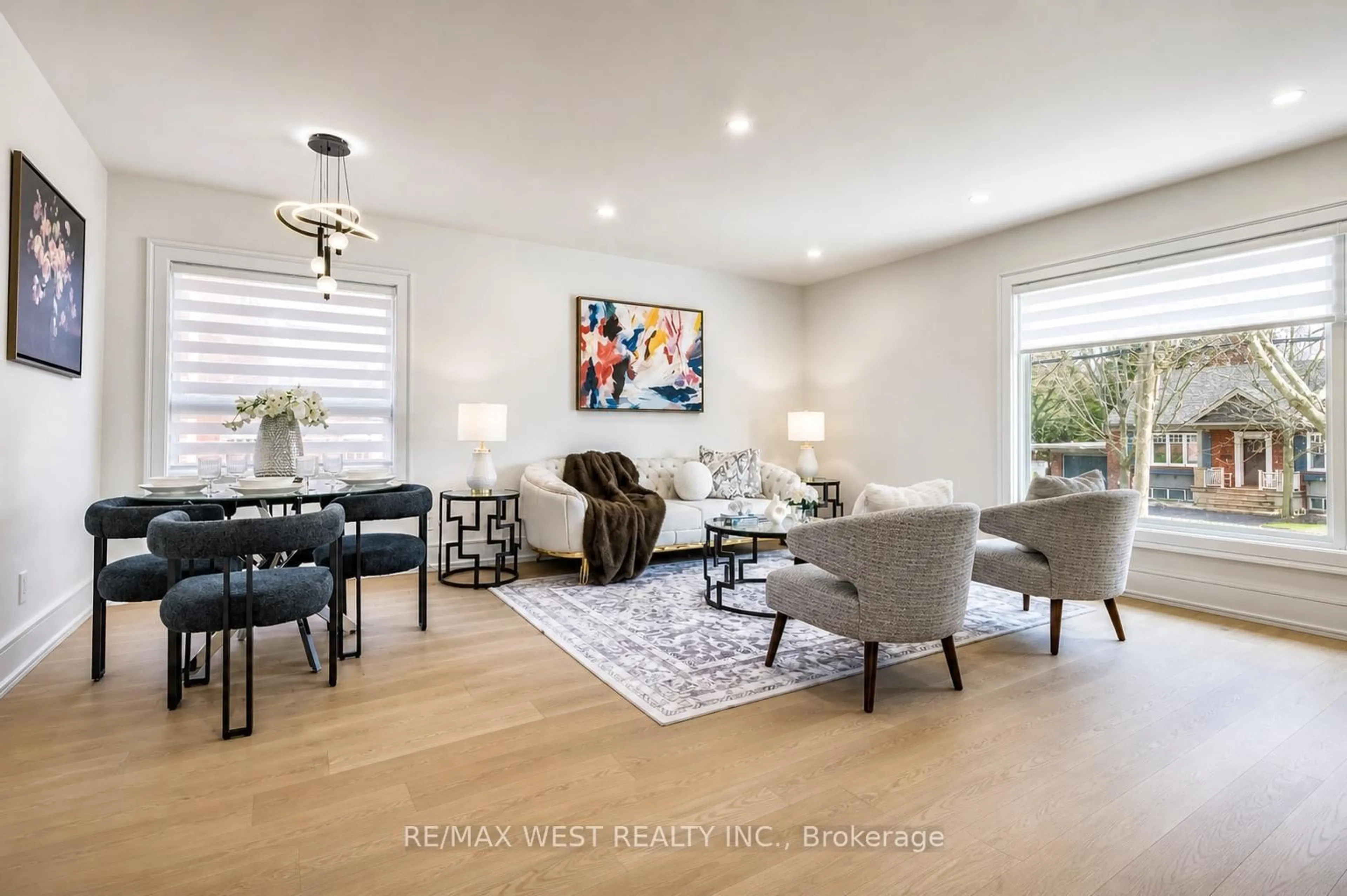 Living room with furniture, unknown for 48 Lloyd Manor Rd, Toronto Ontario M9B 5H7