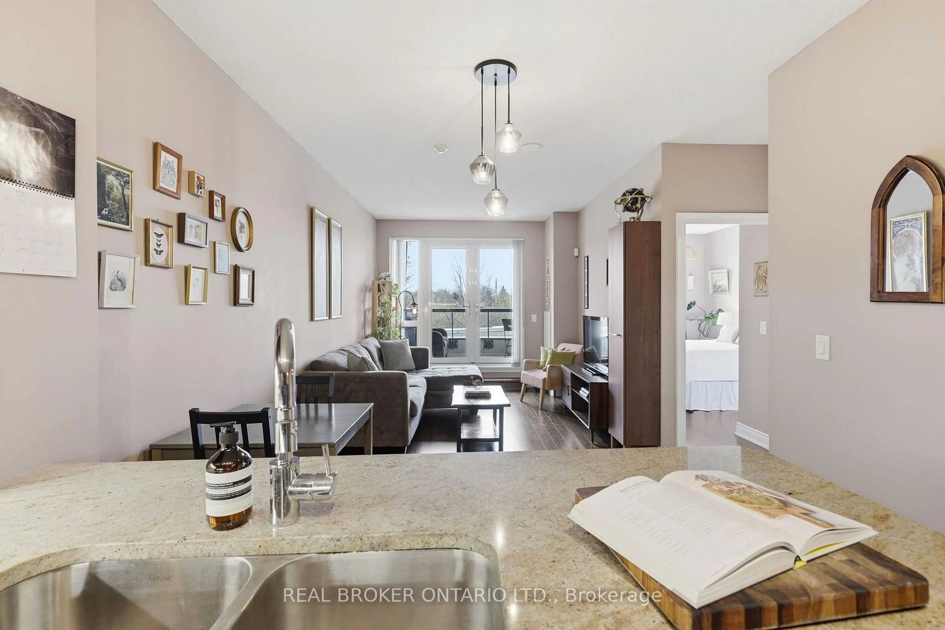 Open concept kitchen, unknown for 1135 Royal York Rd #205, Toronto Ontario M9A 0C3