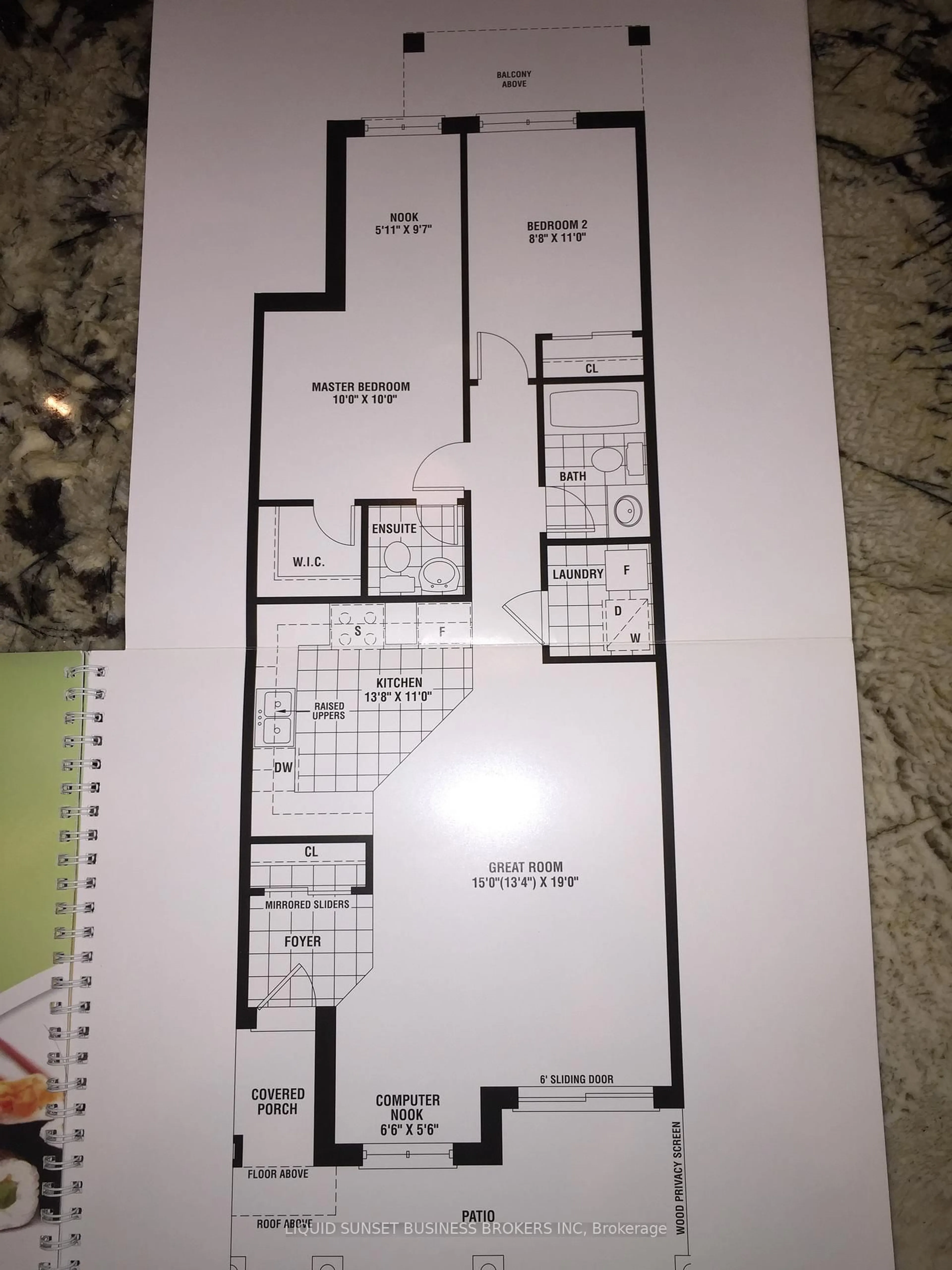 Floor plan for 2504 Post Rd #4, Oakville Ontario L6H 0K1