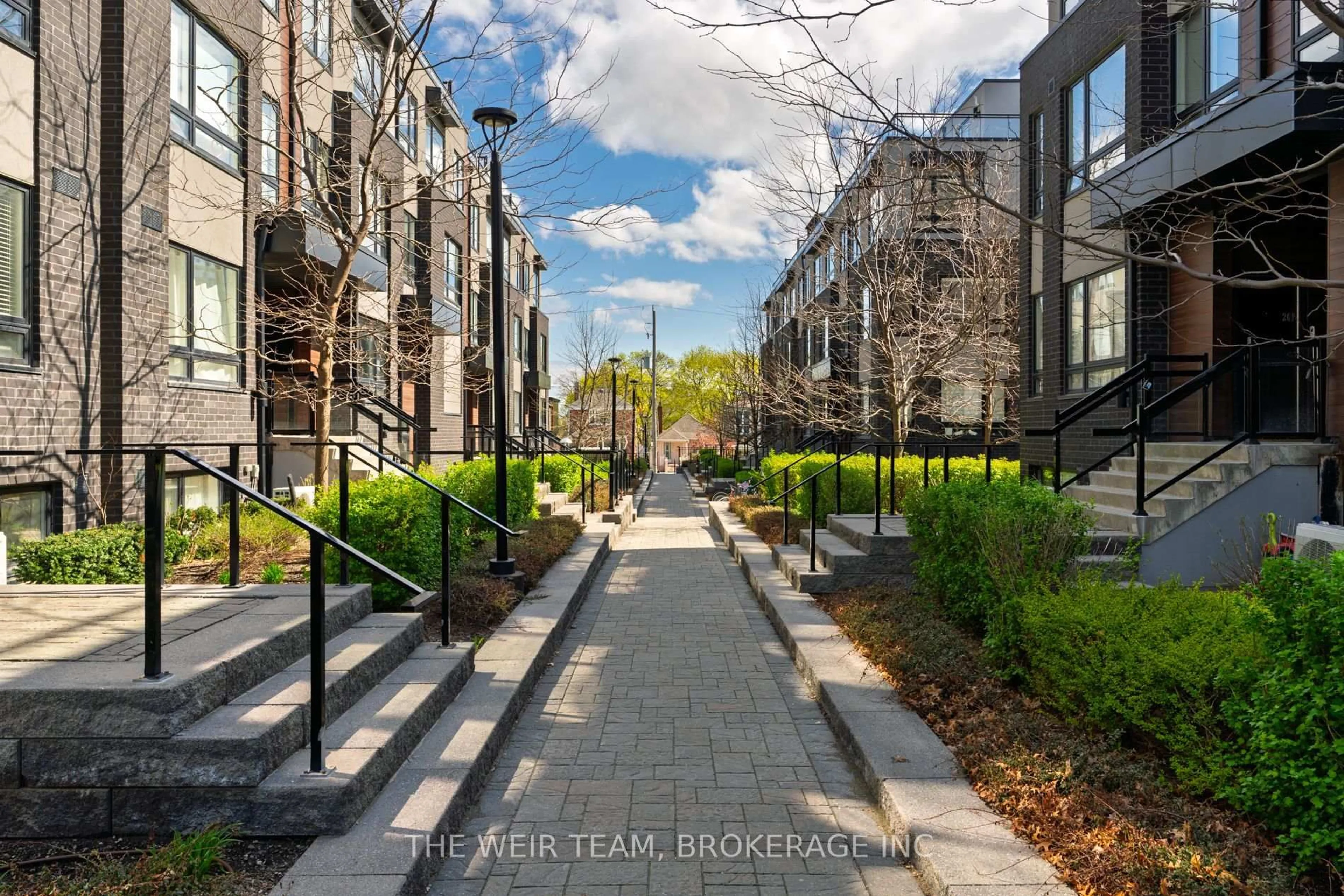 Patio, street for 1120 Briar Hill Ave #308, Toronto Ontario M6B 0A9