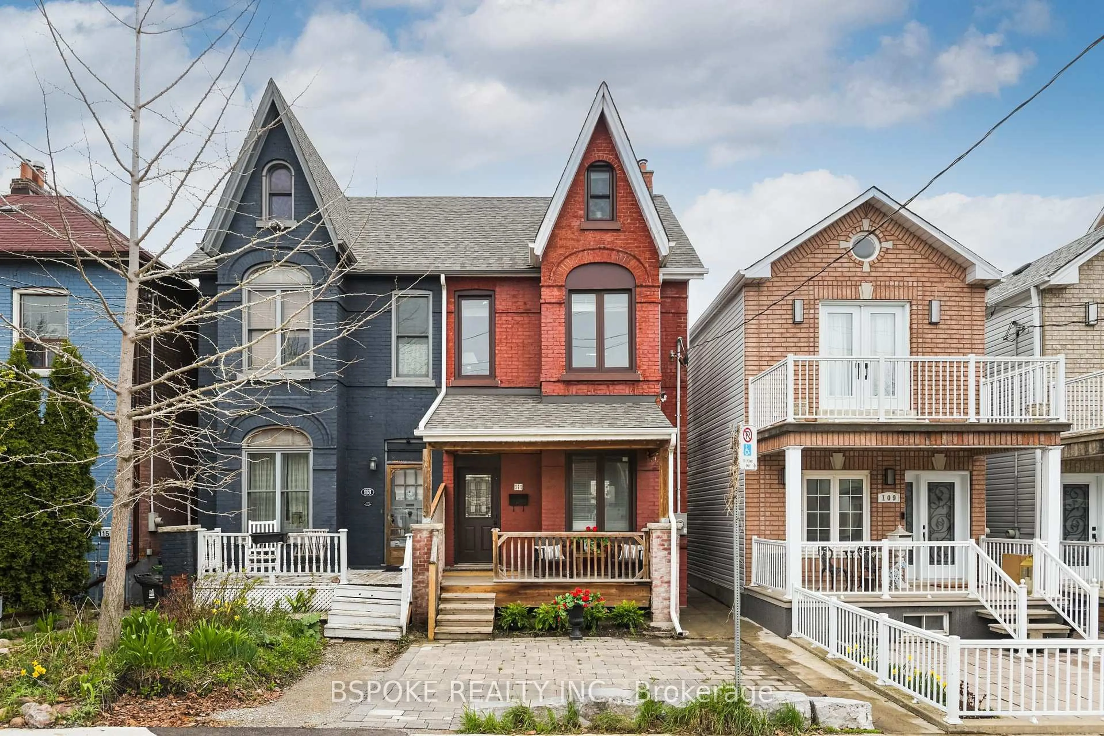 Home with brick exterior material, street for 111 Mulock Ave, Toronto Ontario M6N 3C5