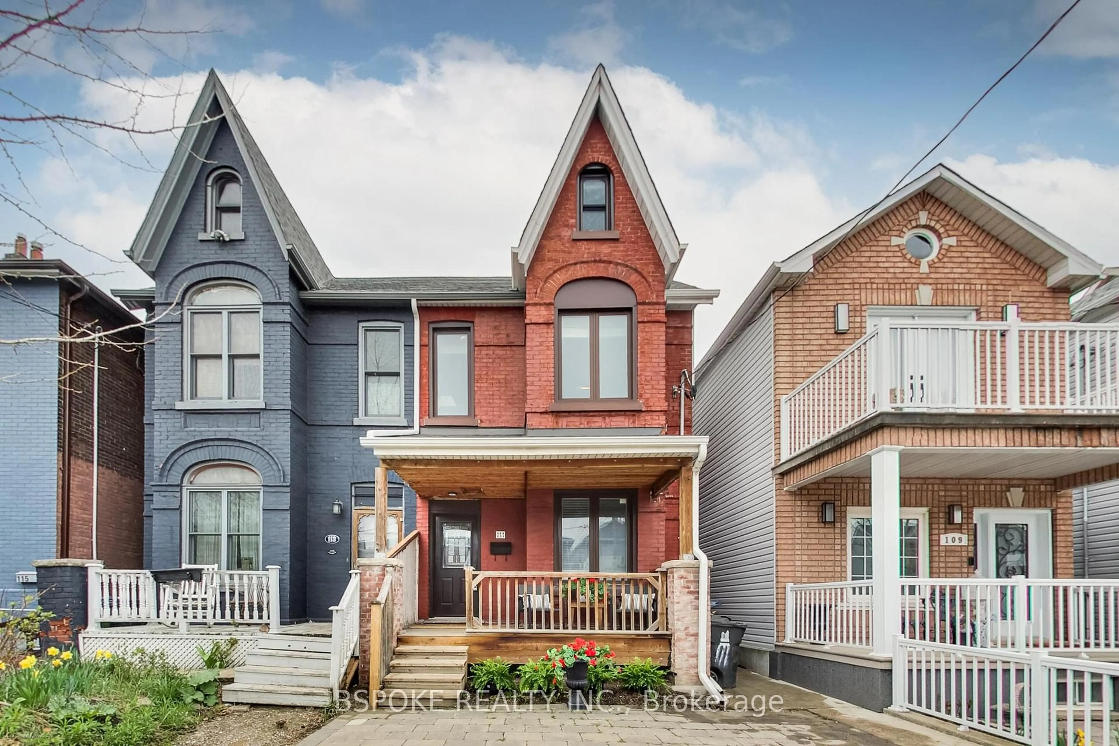 Home with brick exterior material, street for 111 Mulock Ave, Toronto Ontario M6N 3C5