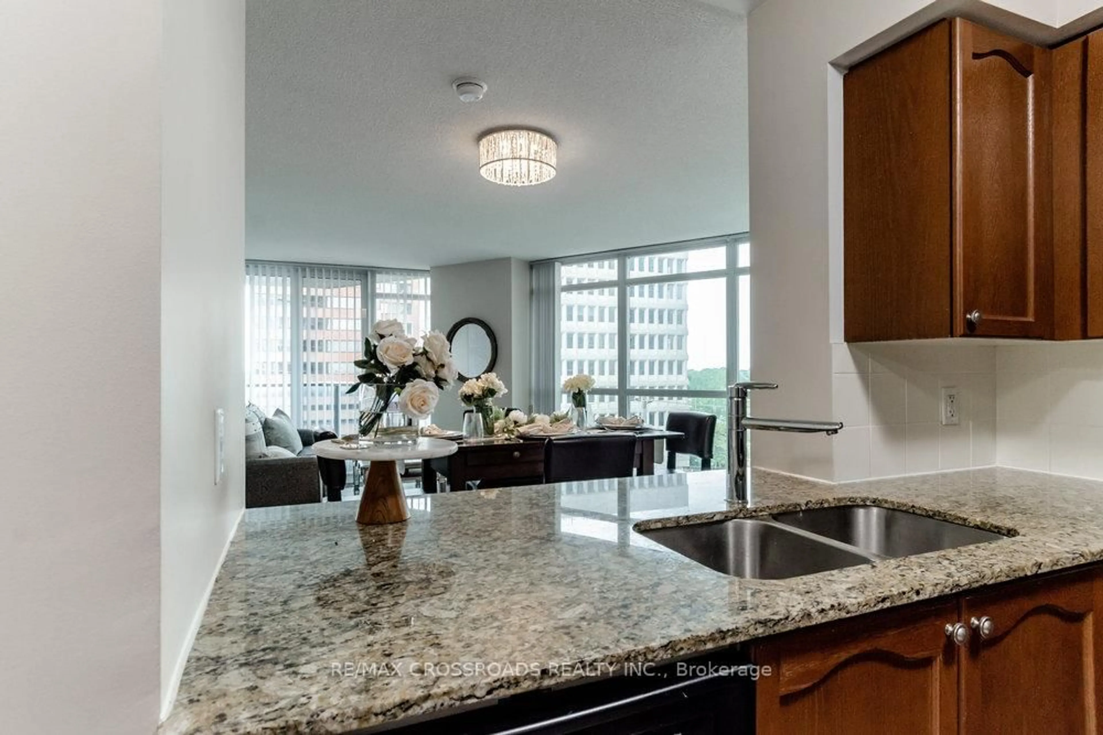 Open concept kitchen, unknown for 215 Sherway Gardens Rd #604, Toronto Ontario M9C 0A4