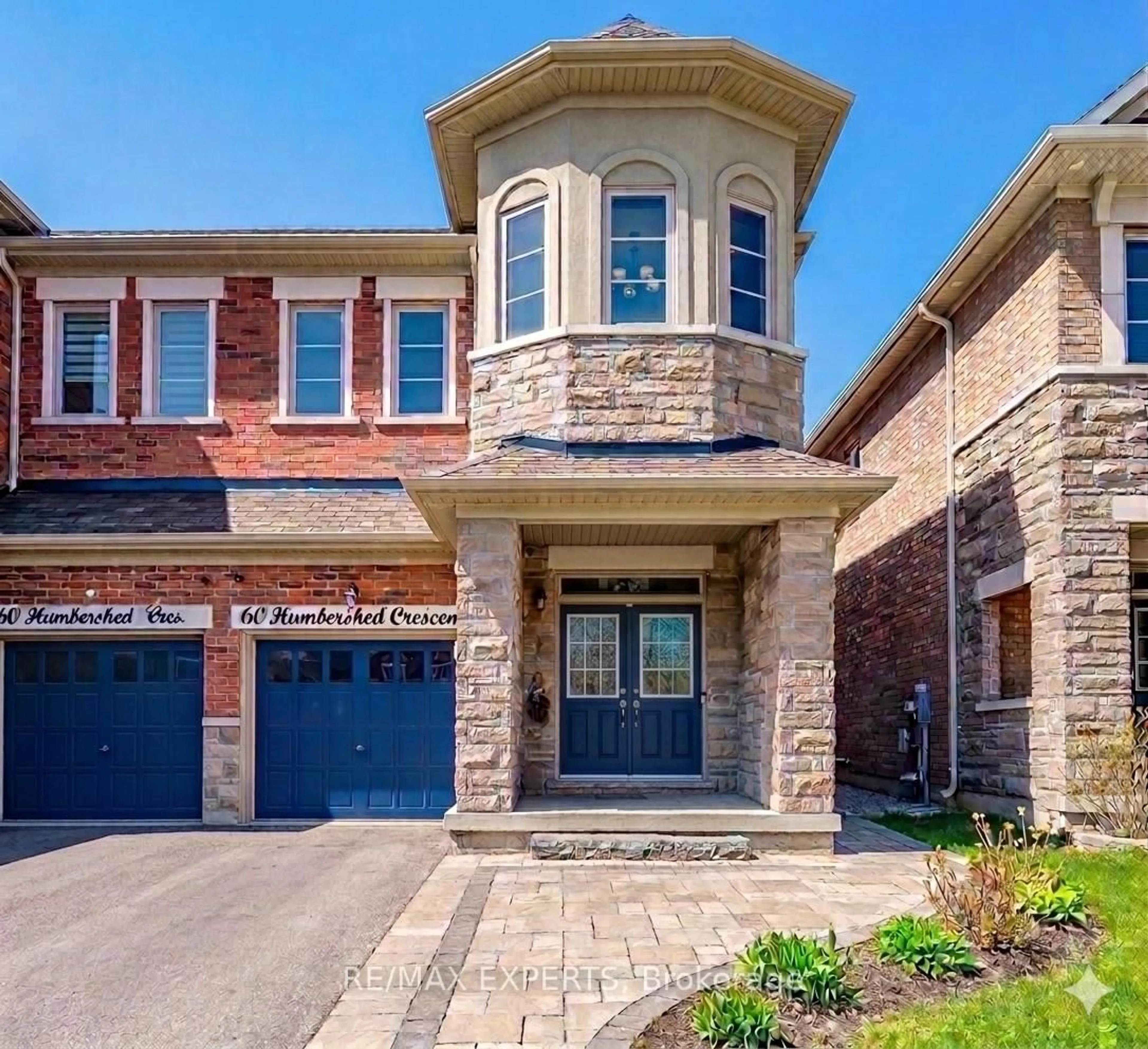 Home with brick exterior material, street for 60 Humbershed Cres, Caledon Ontario L7E 2X4