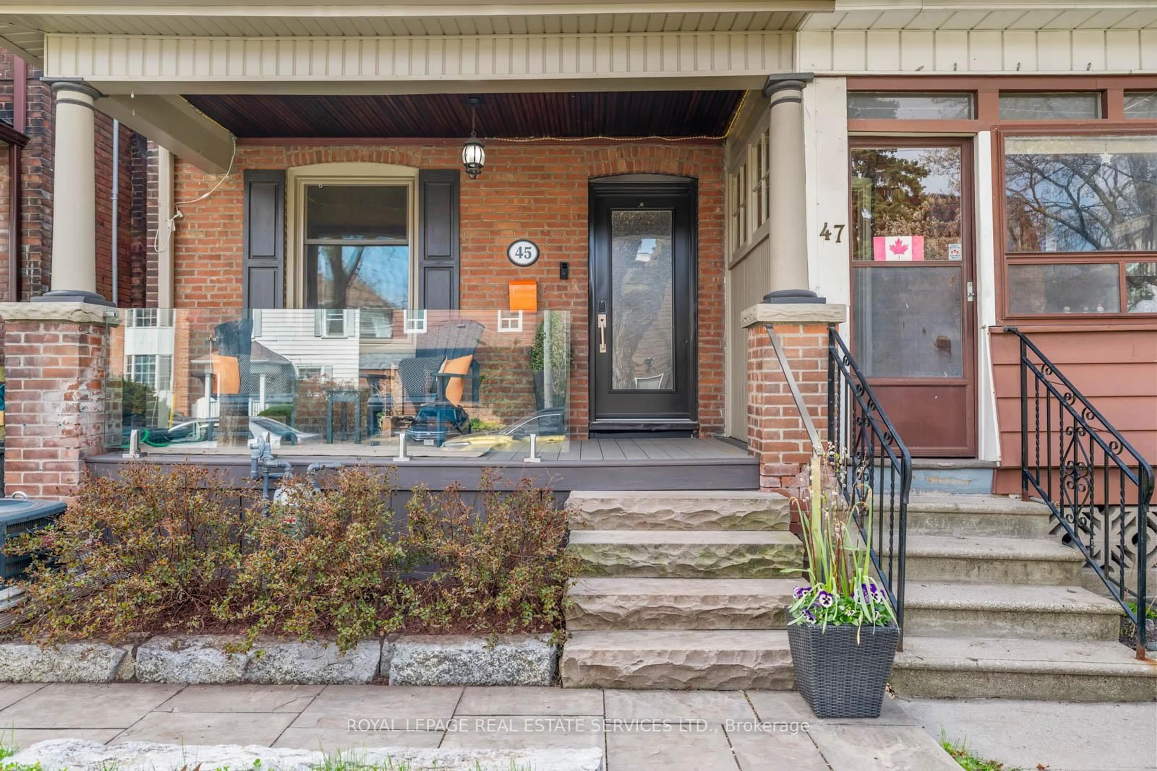 Home with brick exterior material, street for 45 Vernon St, Toronto Ontario M6P 1S9