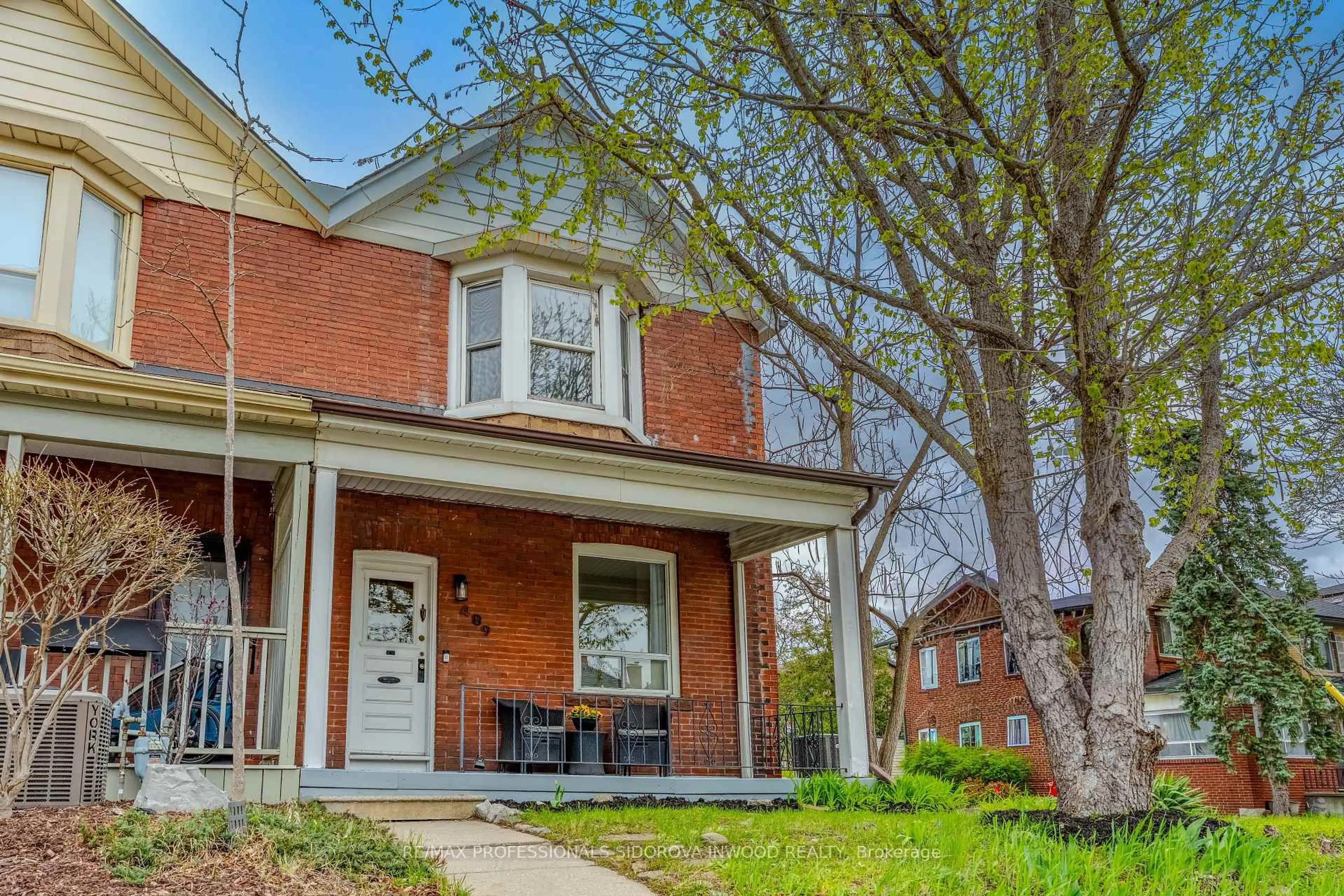 Home with brick exterior material, street for 489 Durie St, Toronto Ontario M6S 3G8