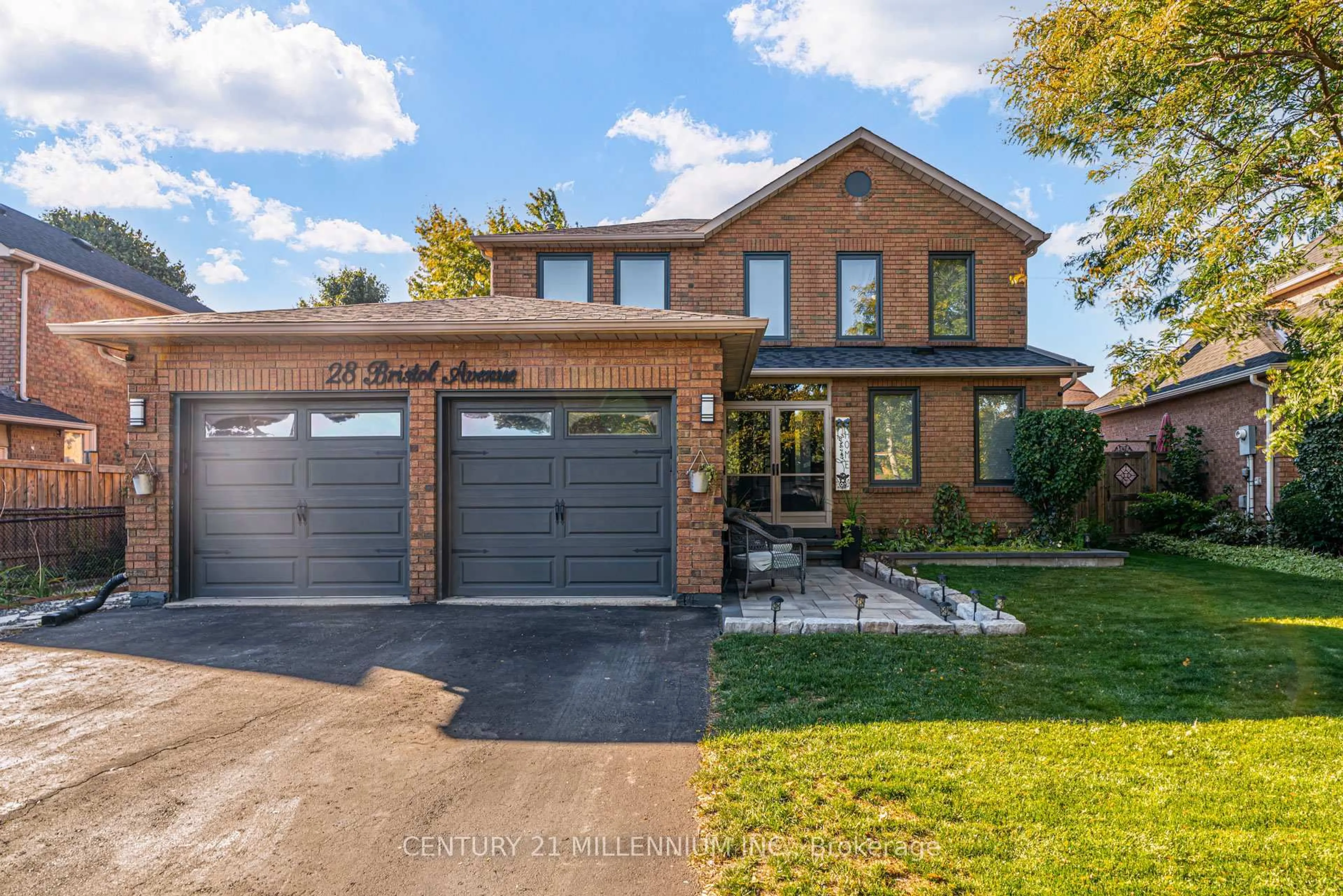 Home with brick exterior material, street for 28 Bristol Ave, Brampton Ontario L6X 2B3