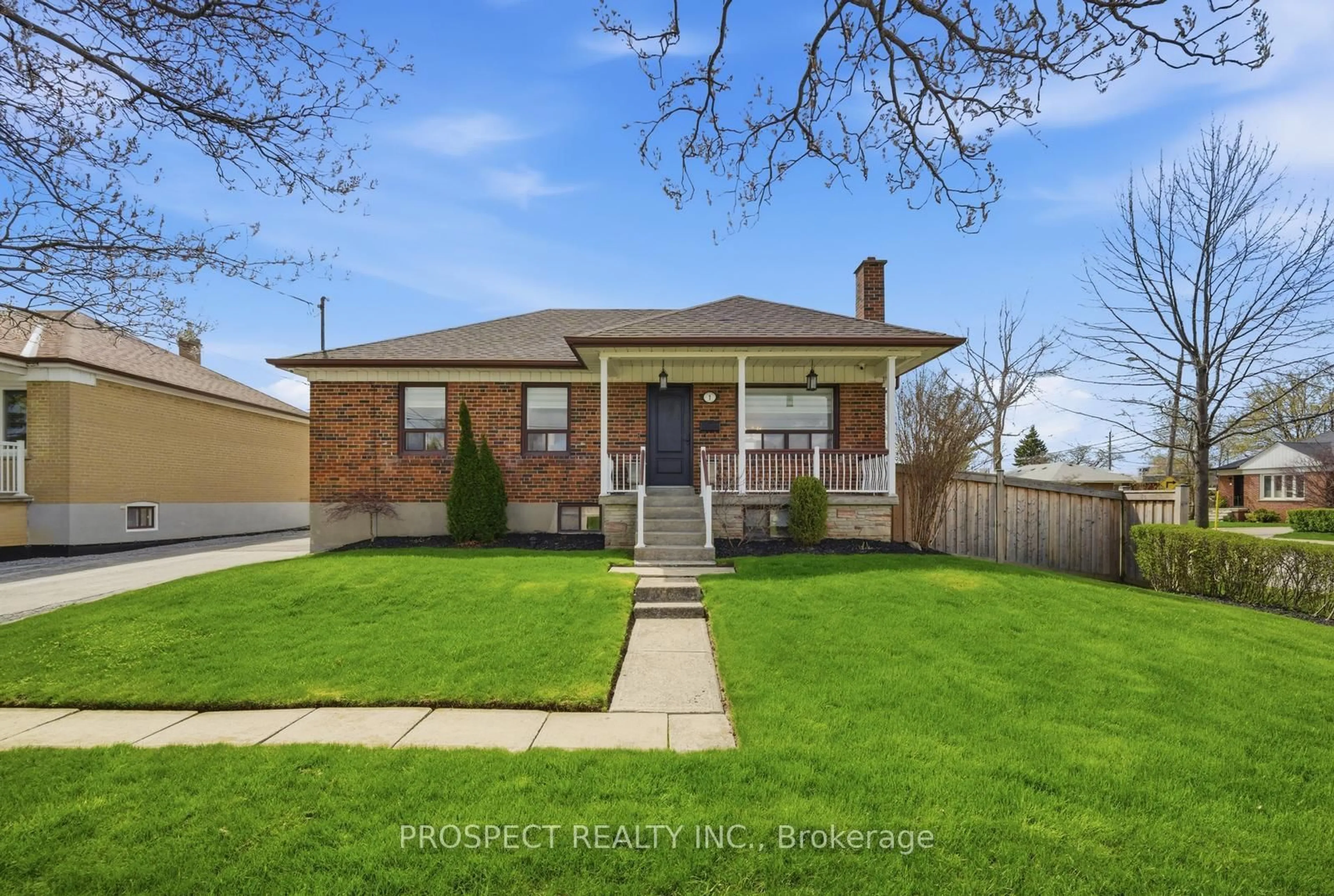 Home with brick exterior material, street for 1 Bayford Ave, Toronto Ontario M3K 1W6