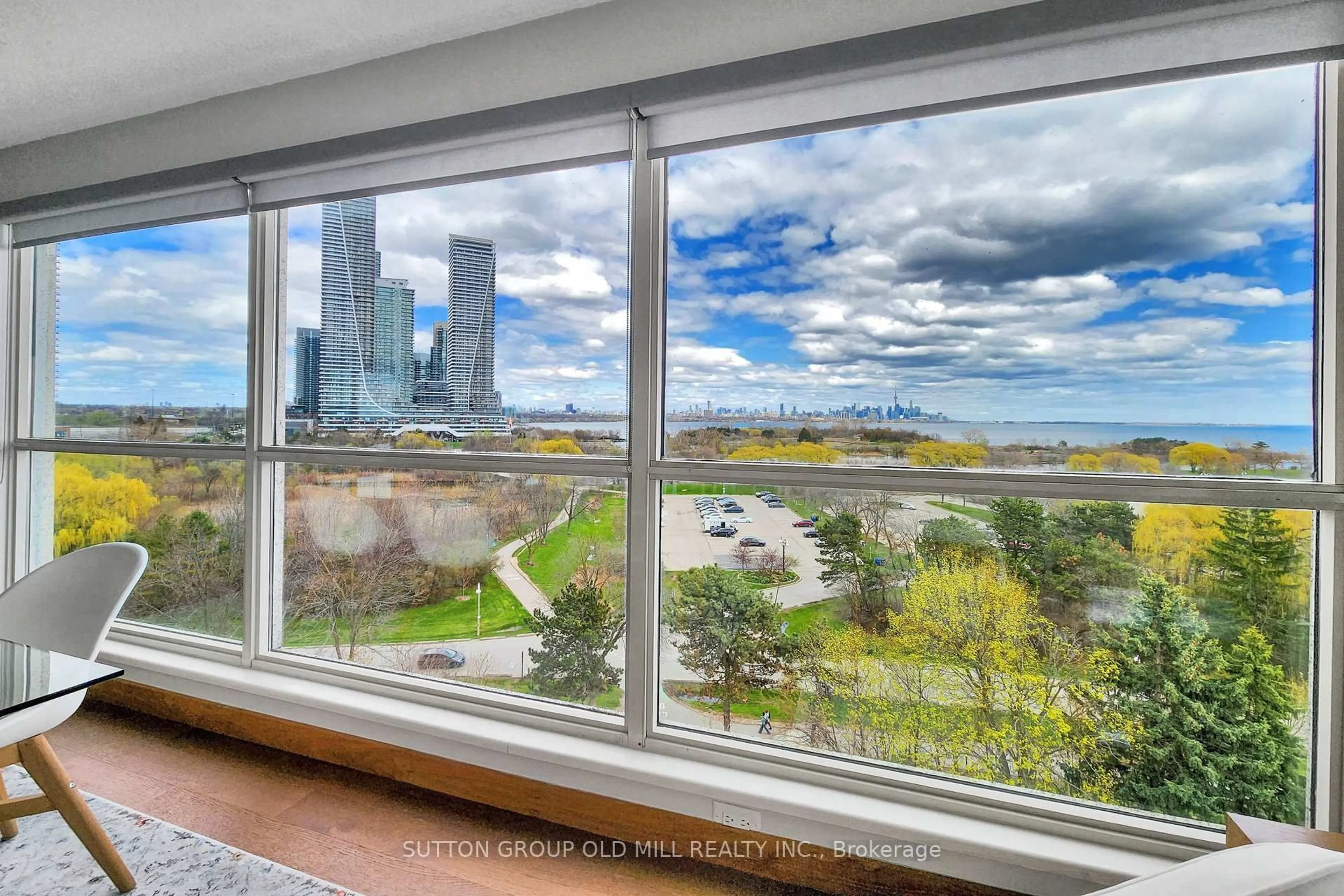 Balcony in the apartment, water/lake/river/ocean view for 2261 Lake Shore Blvd #917, Toronto Ontario M8V 3X1