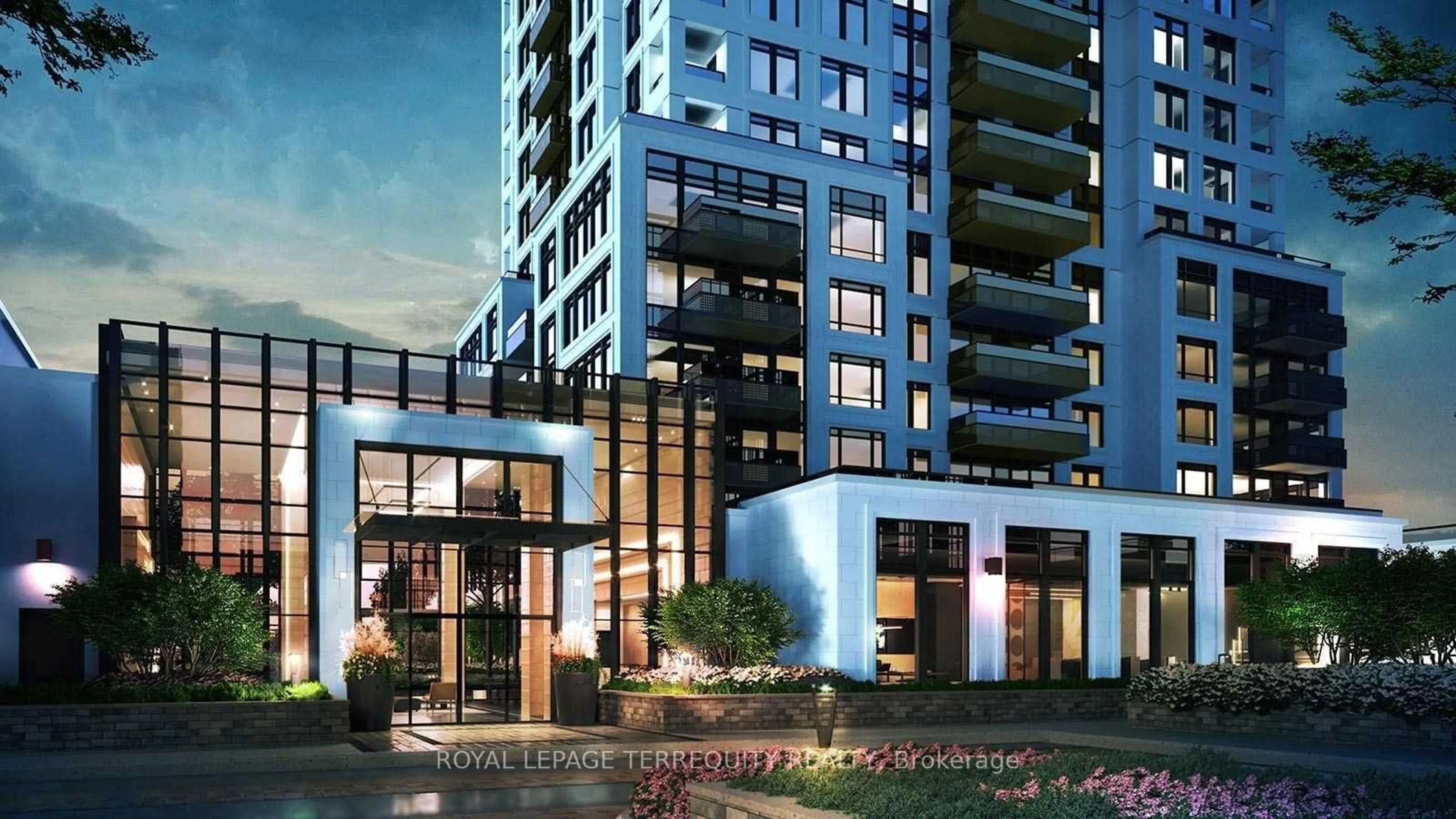 Indoor foyer for 10 Eva Rd #401, Toronto Ontario M9C 1E8