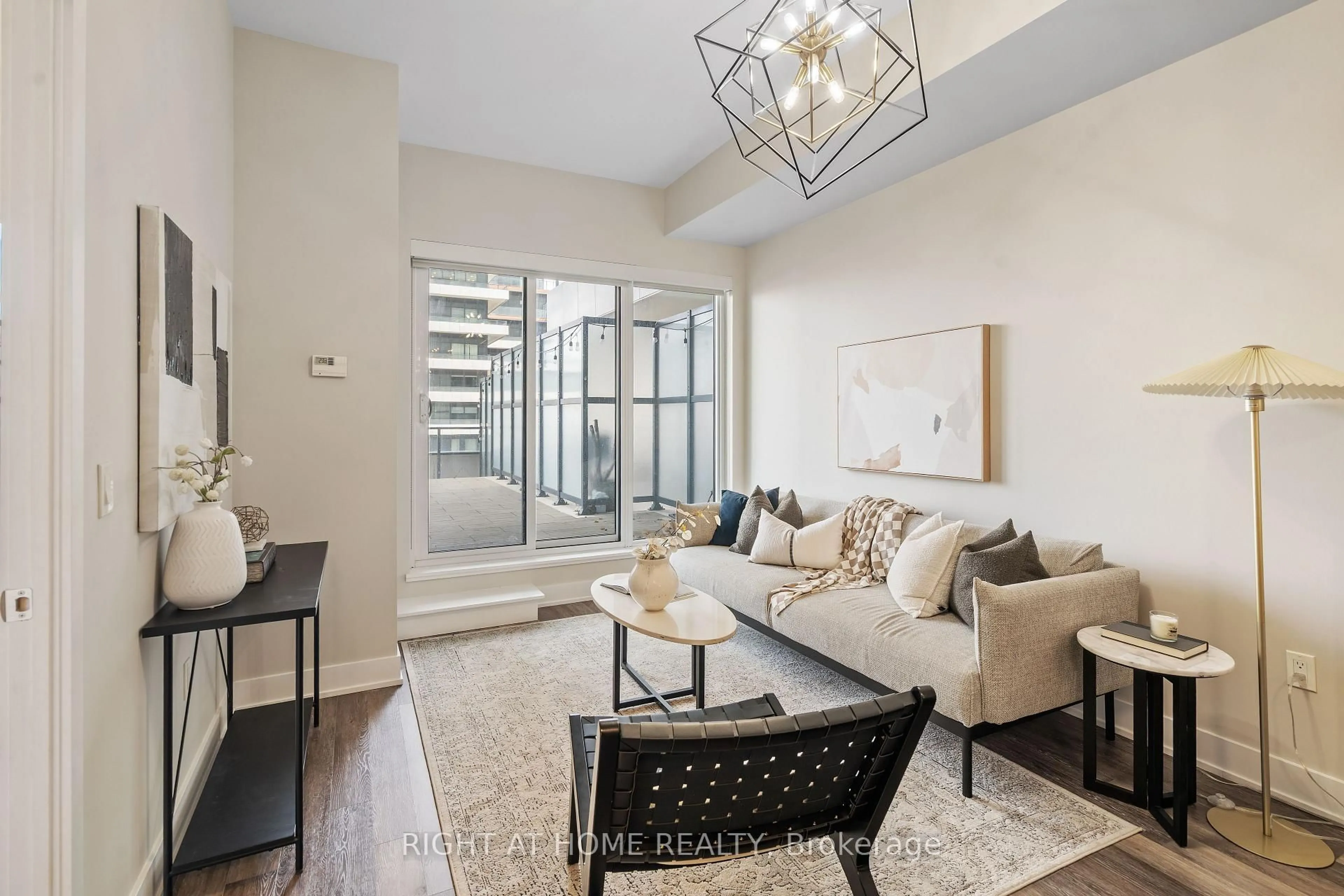Living room with furniture, unknown for 30 Shore Breeze Dr #329, Toronto Ontario M8V 0J1