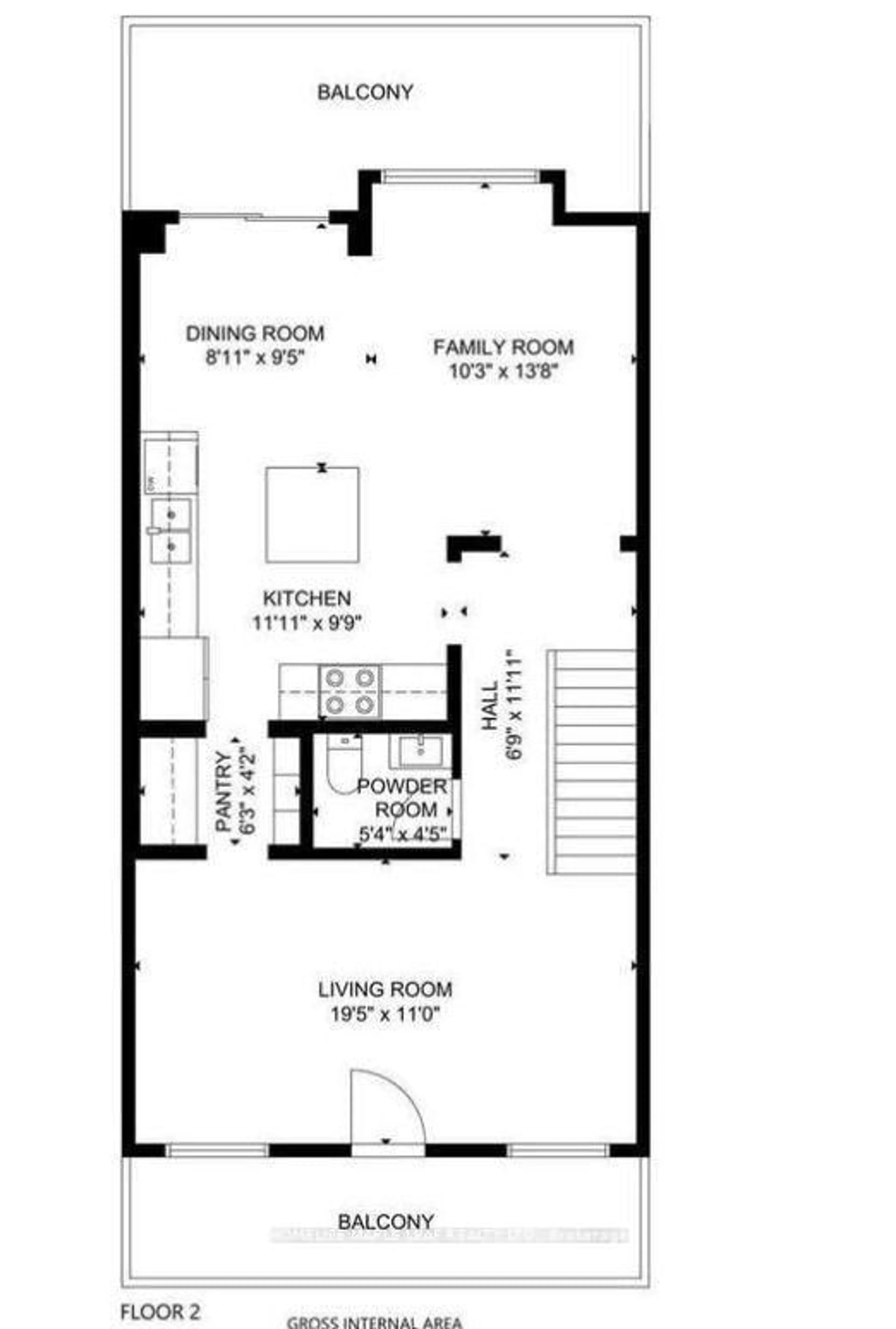 Floor plan for 649 Scott Blvd, Milton Ontario L9T 0P2
