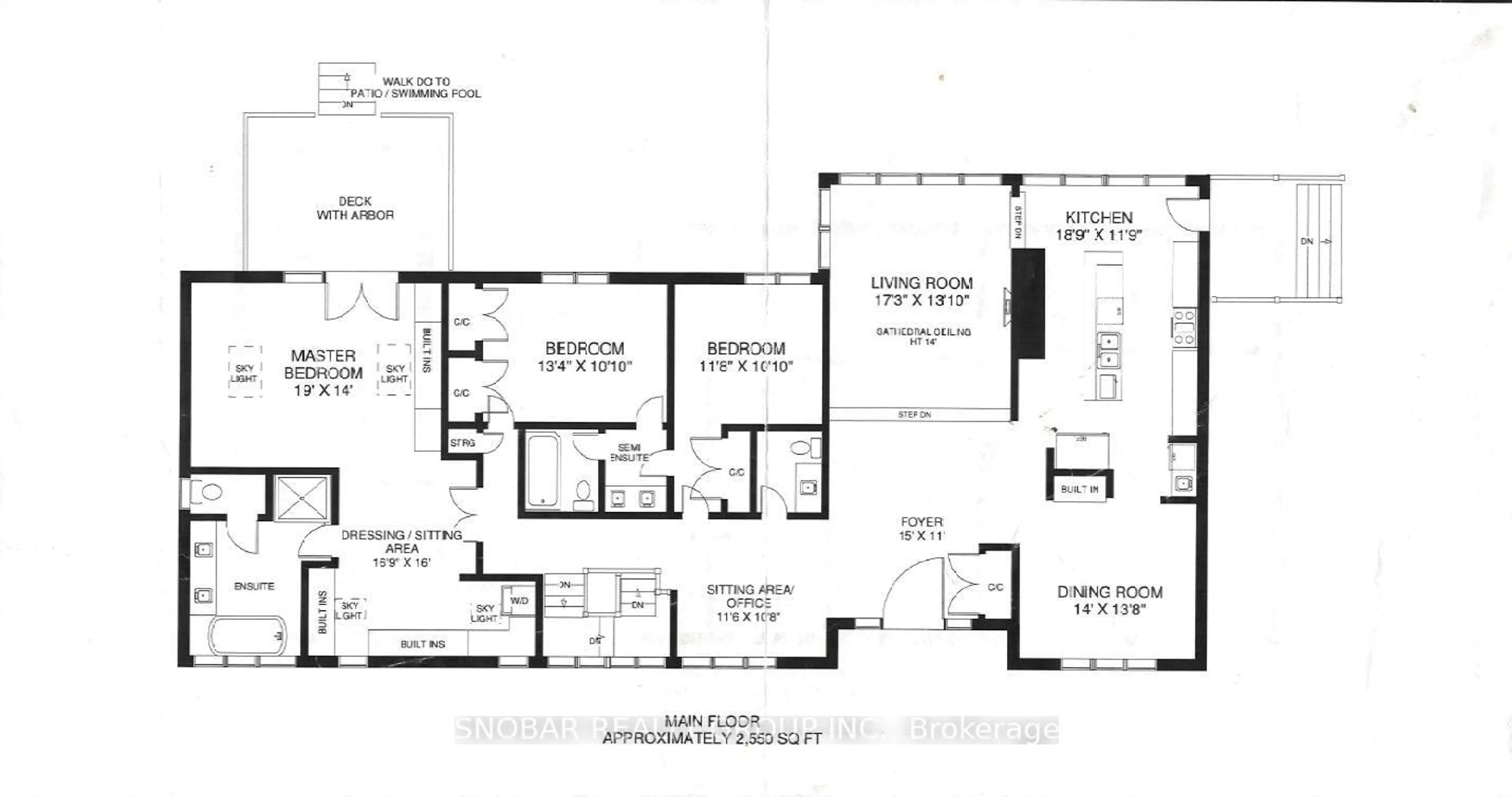 Floor plan for 722 Nautalex Crt, Mississauga Ontario L5H 1A7