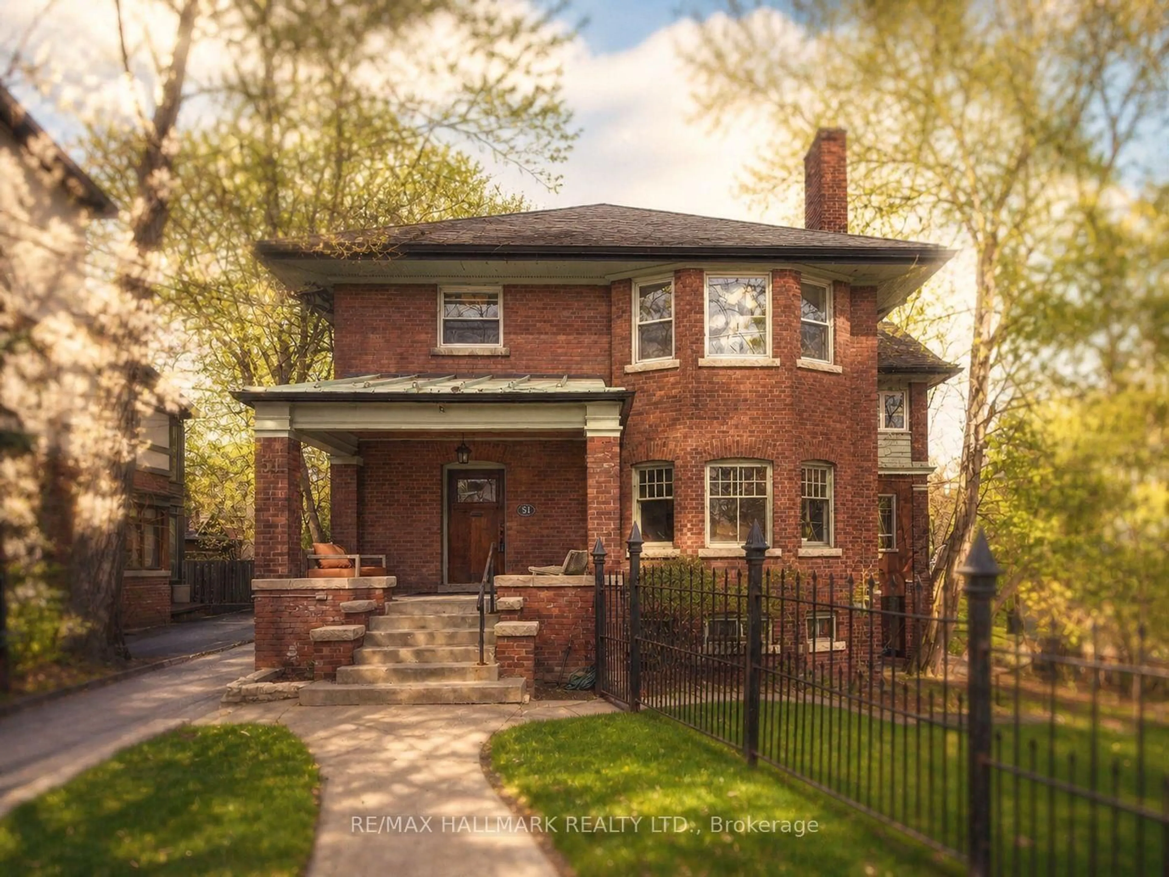 Home with brick exterior material, street for 51 Indian Grve, Toronto Ontario M6R 2Y1